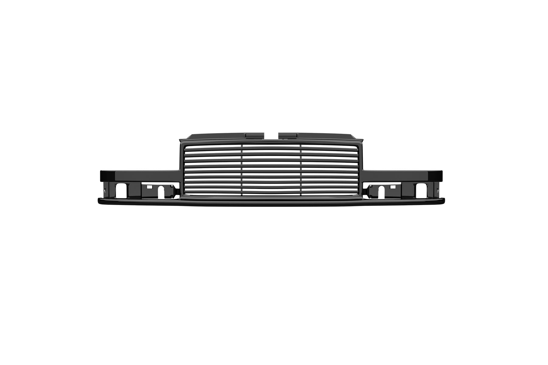 Premium ABS Gloss Black Horizontal Grille for Chevrolet S10 Blazer / S10 Pickup 1998-2004 | Direct Fit & UV-Resistant