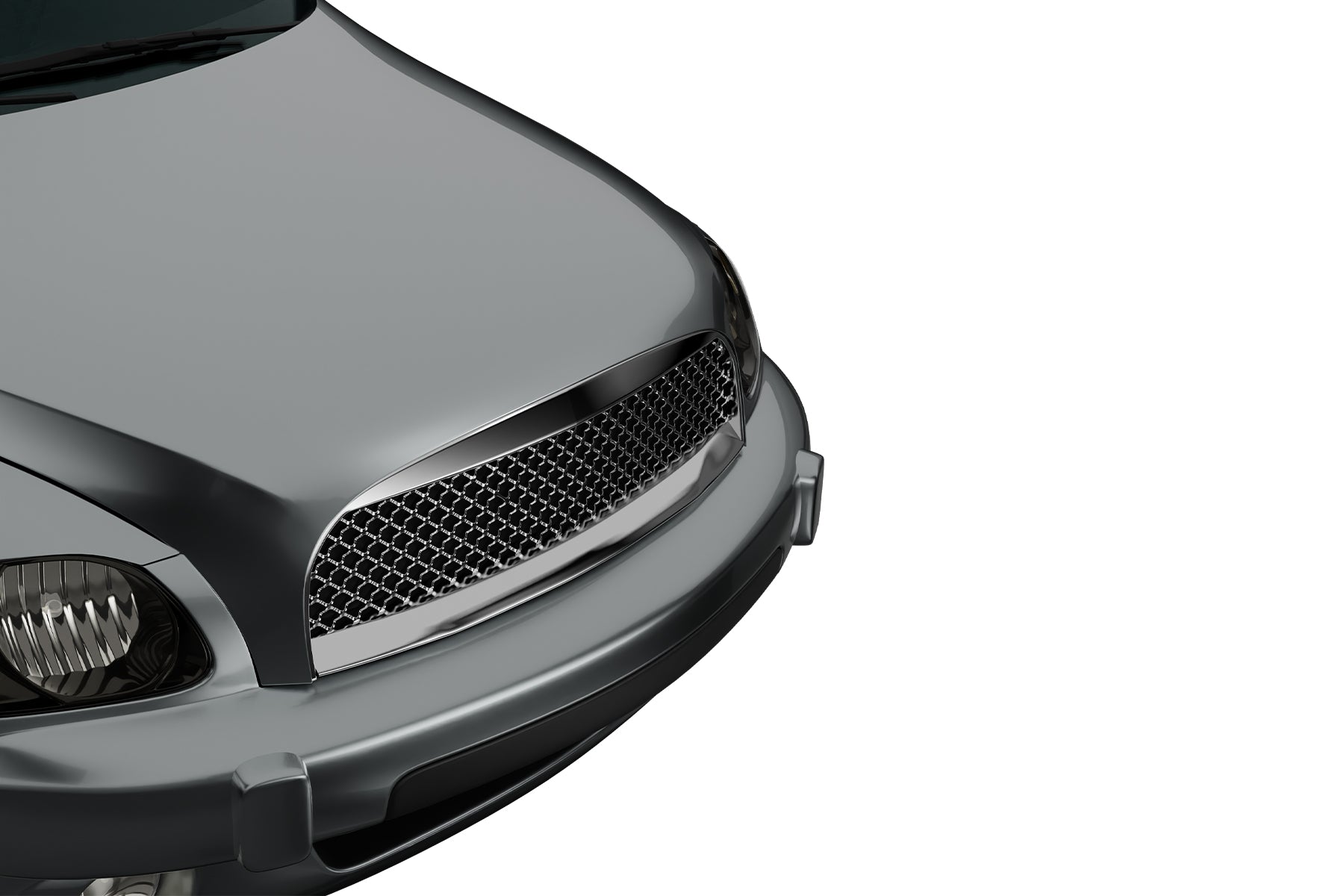 Premium ABS Chrome Sport Mesh Grille for Chevrolet HHR 2006-2011 | Direct Fit & UV-Resistant