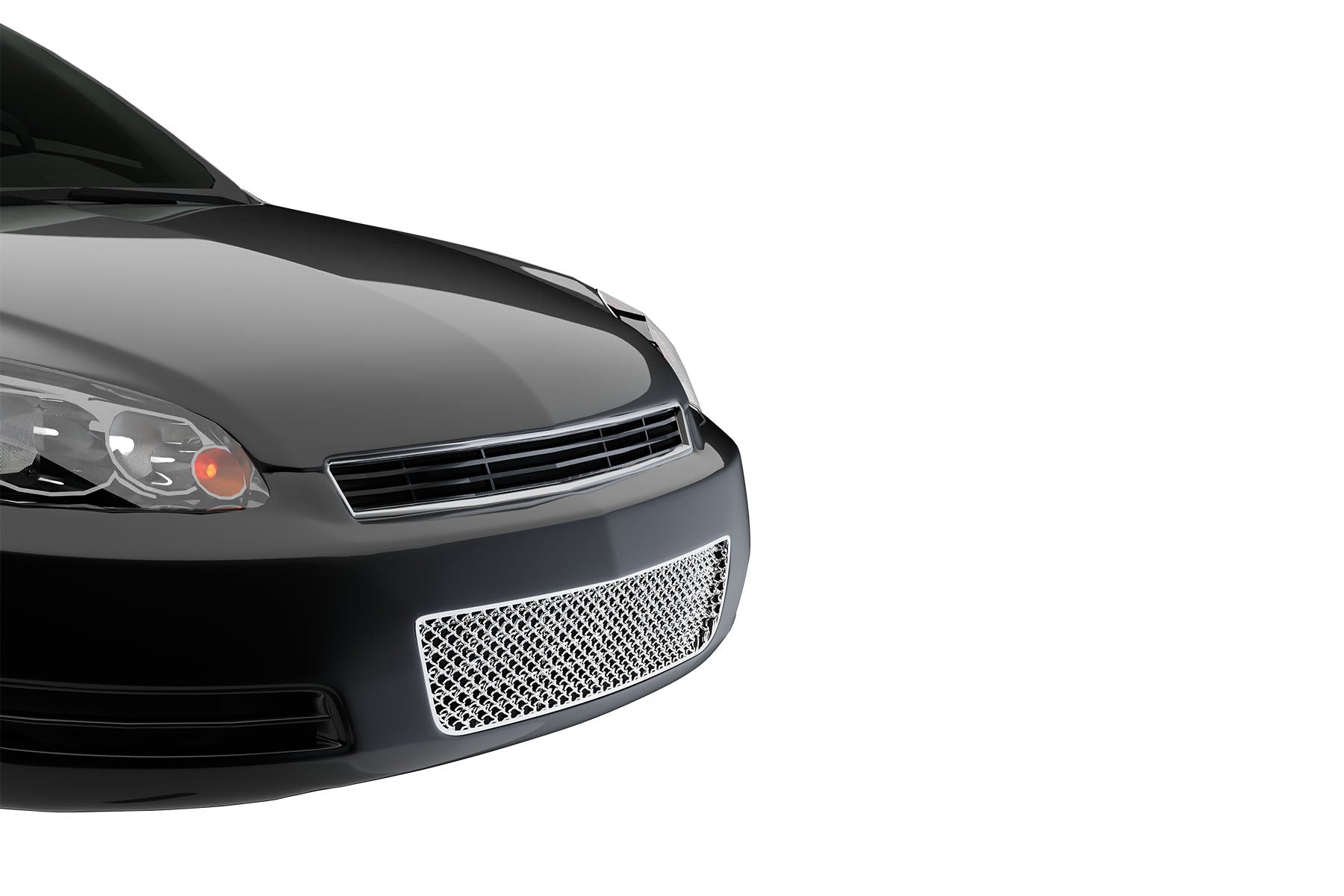 Premium ABS Chrome Sport Mesh Grille for Chevrolet Impala 2006-2016 | Direct Fit & LED-Ready