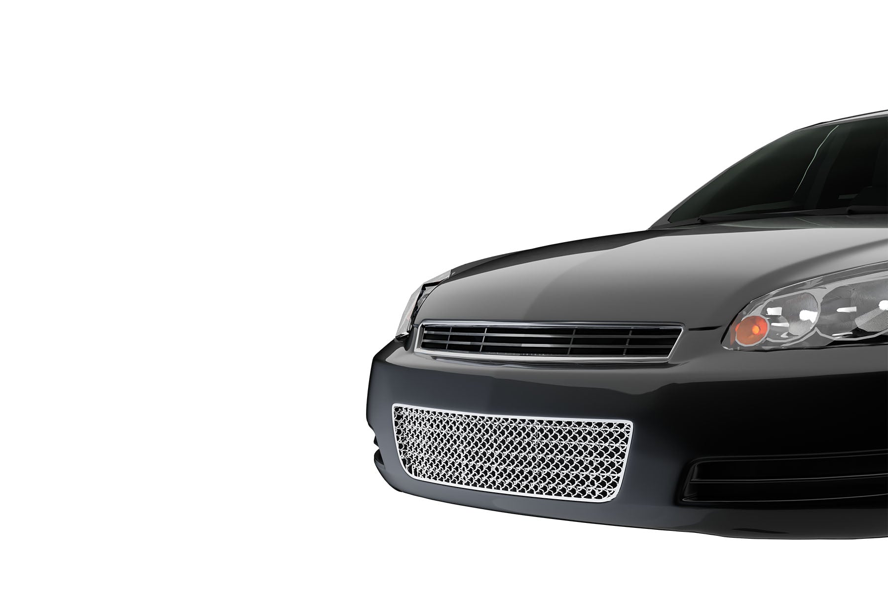 Premium ABS Chrome Sport Mesh Grille for Chevrolet Impala 2006-2016 | Direct Fit & LED-Ready