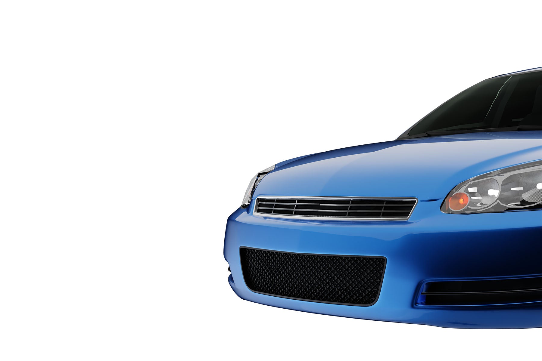 Premium ABS Matte Black Sport Mesh Grille for Chevrolet Impala 2006-2016 | Direct Fit & UV-Resistant