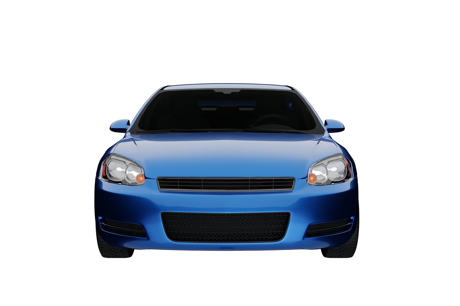 Premium ABS Matte Black Sport Mesh Grille for Chevrolet Impala 2006-2016 | Direct Fit & UV-Resistant