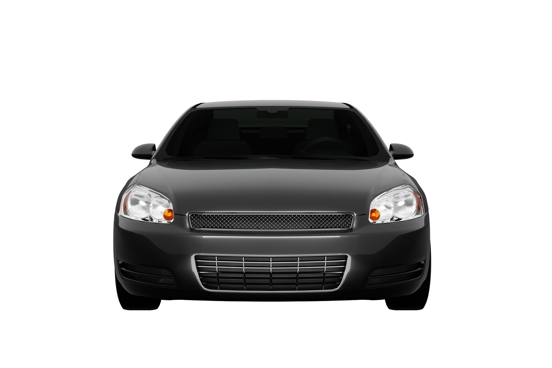 Premium ABS Glossy Black Sport Mesh Grille for Chevrolet Impala 2006-2016 | Direct Fit & UV-Resistant