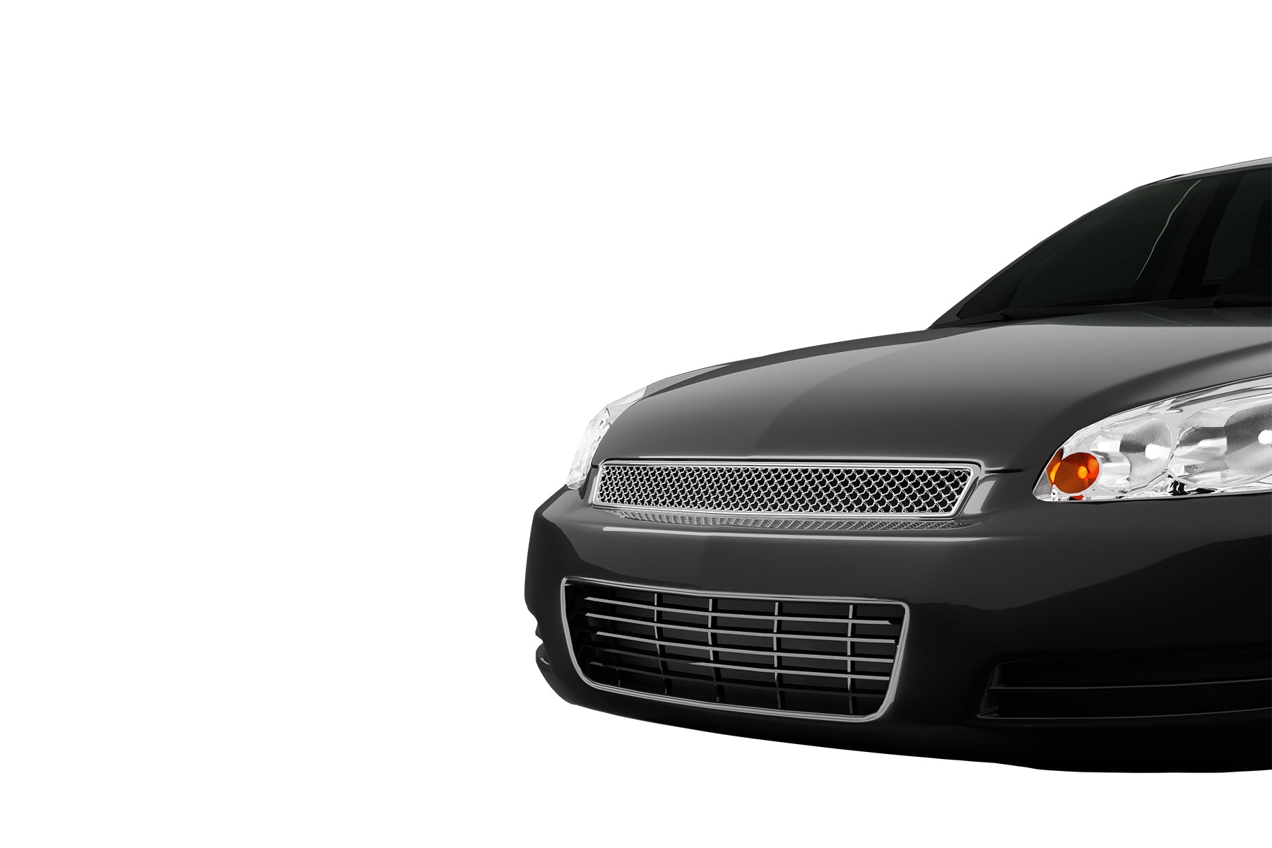 Premium ABS Chrome Luxury Sport Mesh Grille for Chevrolet Impala 2006-2016 | Direct Fit & LED-Ready