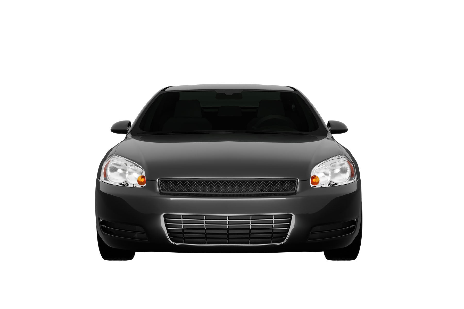 Premium ABS Matte Black Sport Mesh Grille for 2006-2016 Chevy Impala | Direct Fit & UV-Resistant