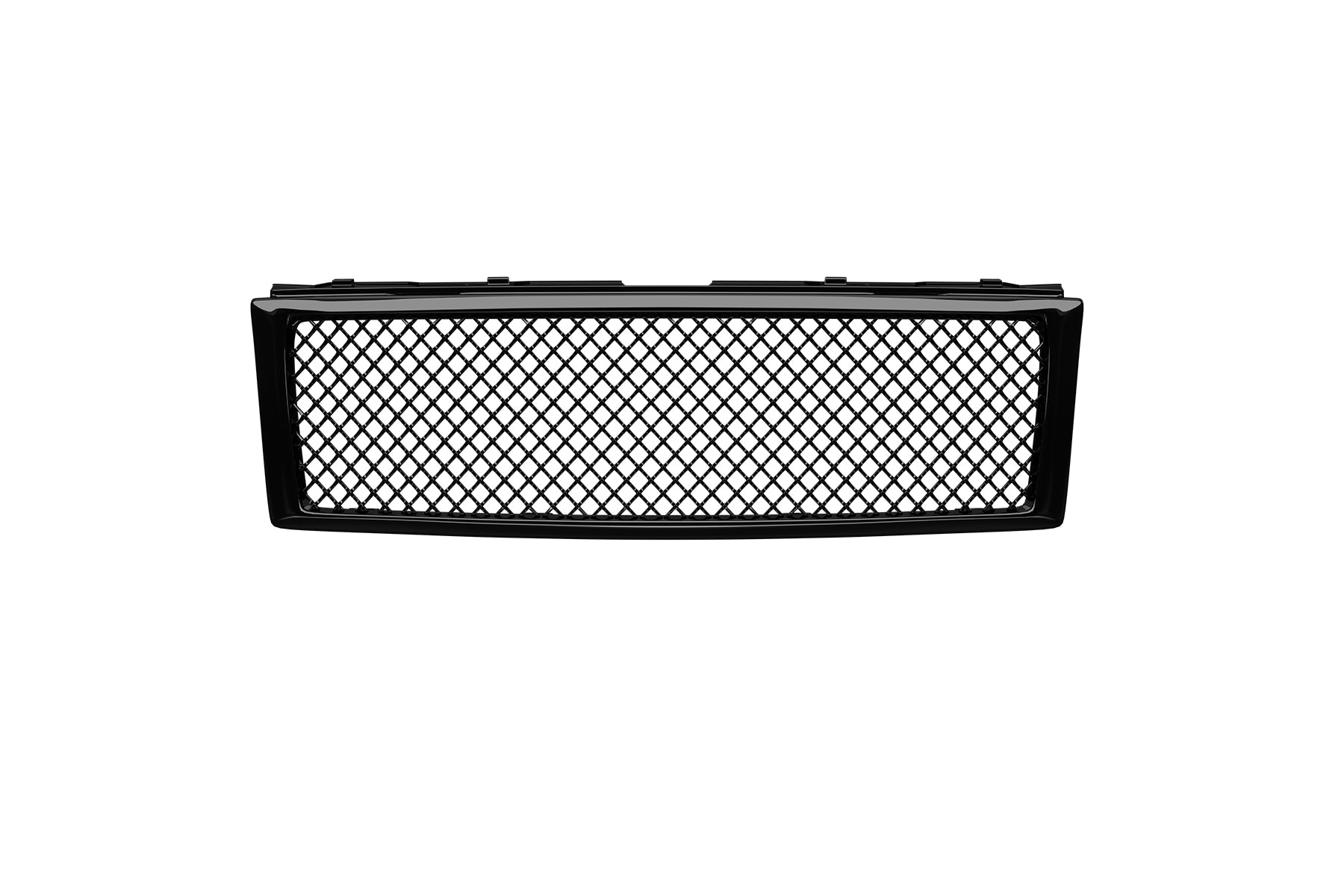 Premium ABS Gloss Black Sport Mesh Grille for Chevrolet Silverado 1500 2007-2013 | Direct Fit & UV-Resistant