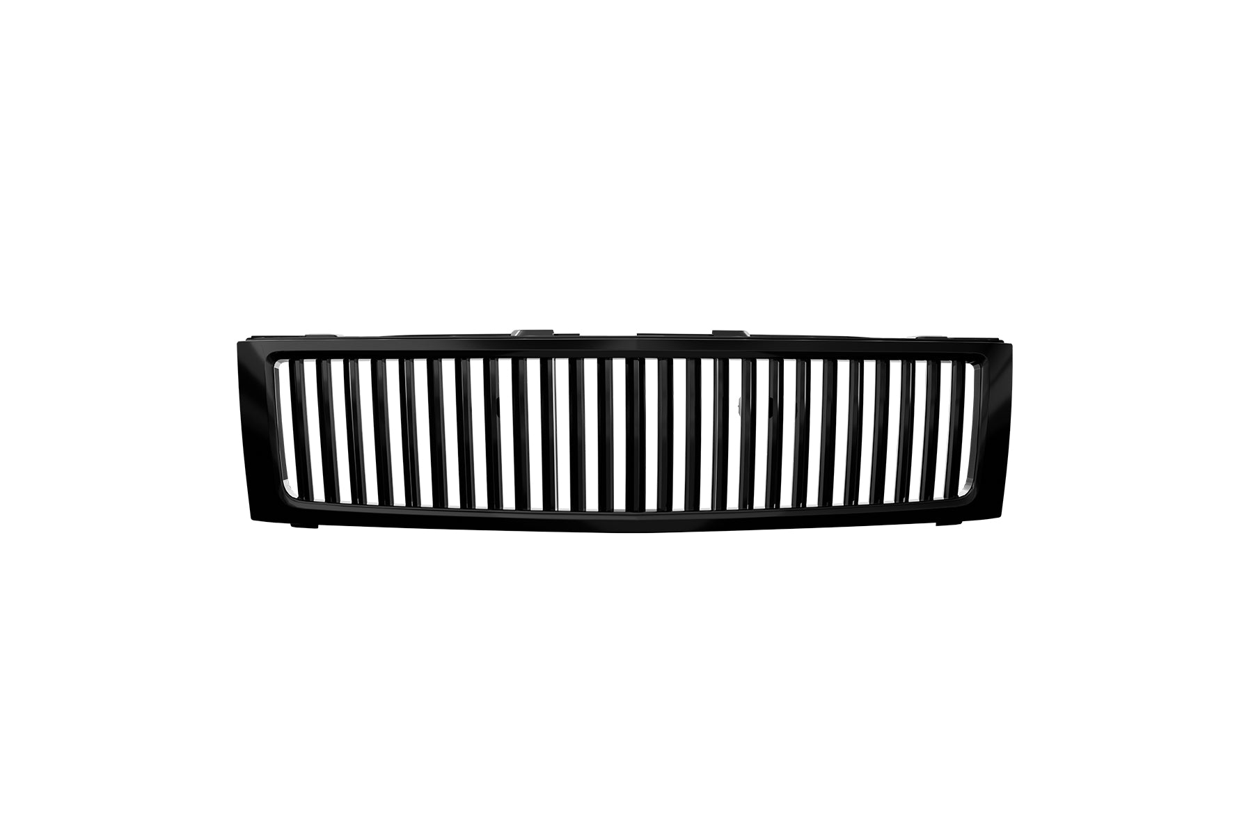 Premium ABS Gloss Black Vertical Grille for 2007-2013 Chevrolet Silverado 1500 | Direct Fit & UV-Resistant