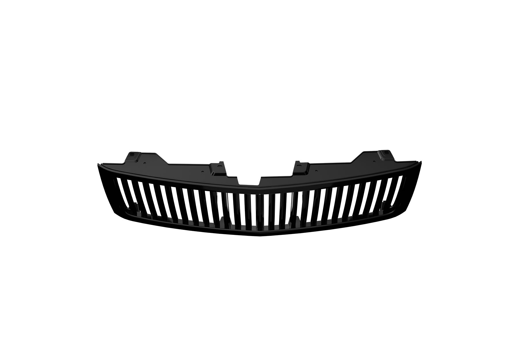 Premium ABS Gloss Black Vertical Grille for 2007-2013 Chevrolet Silverado 1500 | Direct Fit & UV-Resistant