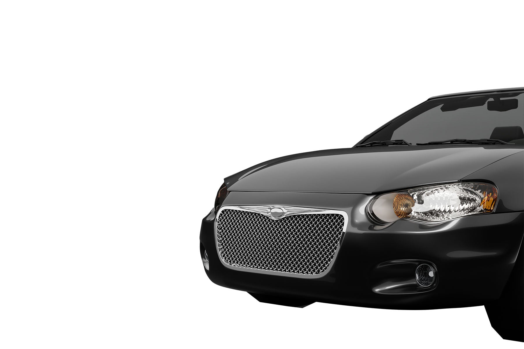 Premium ABS Chrome Luxury Sport Mesh Grille for Chrysler Sebring 2004-2006 | Direct Fit & UV-Resistant