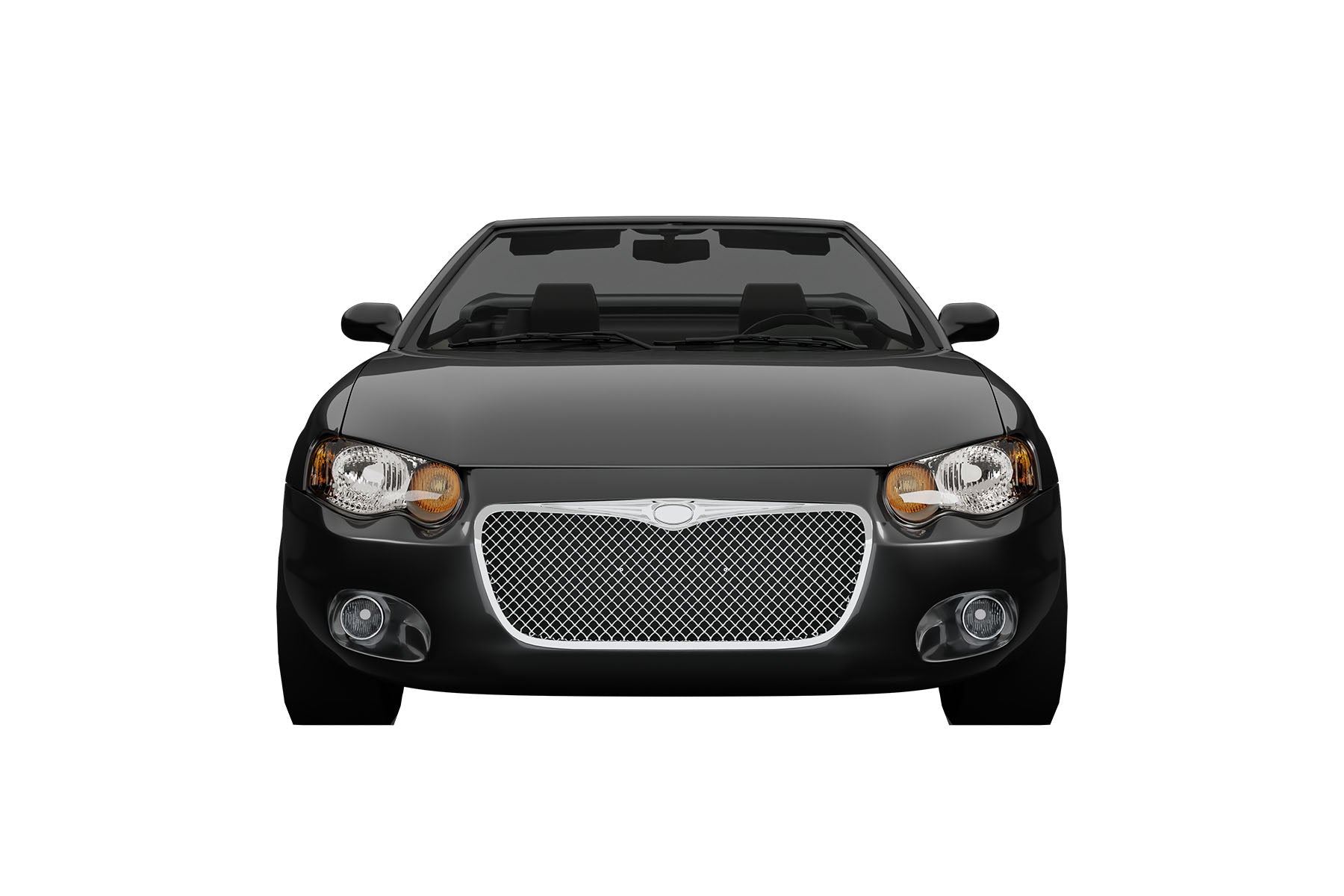 Premium ABS Chrome Luxury Sport Mesh Grille for Chrysler Sebring 2004-2006 | Direct Fit & UV-Resistant