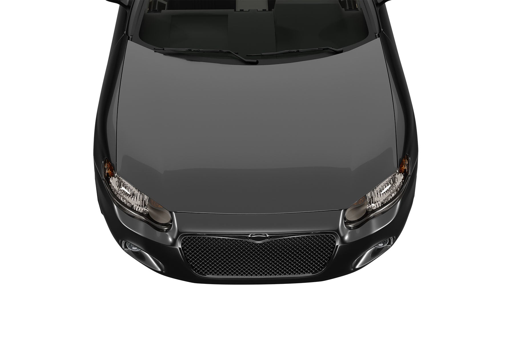 Premium ABS Gloss Black Sport Mesh Grille for Chrysler Sebring 2004-2006 | Direct Fit & UV-Resistant
