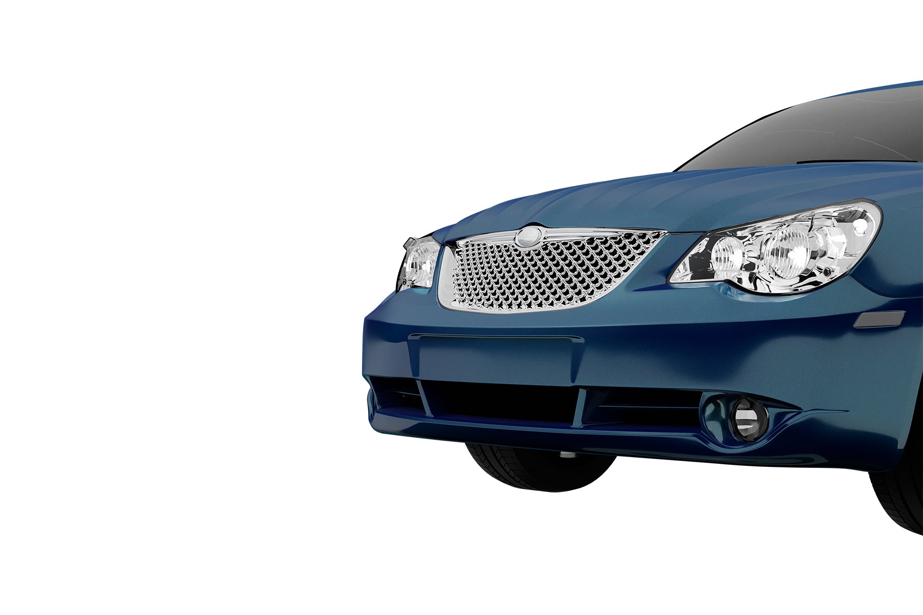 Premium ABS Chrome Sport Mesh Grille for Chrysler Sebring 2007-2010 | Direct Fit & UV-Resistant