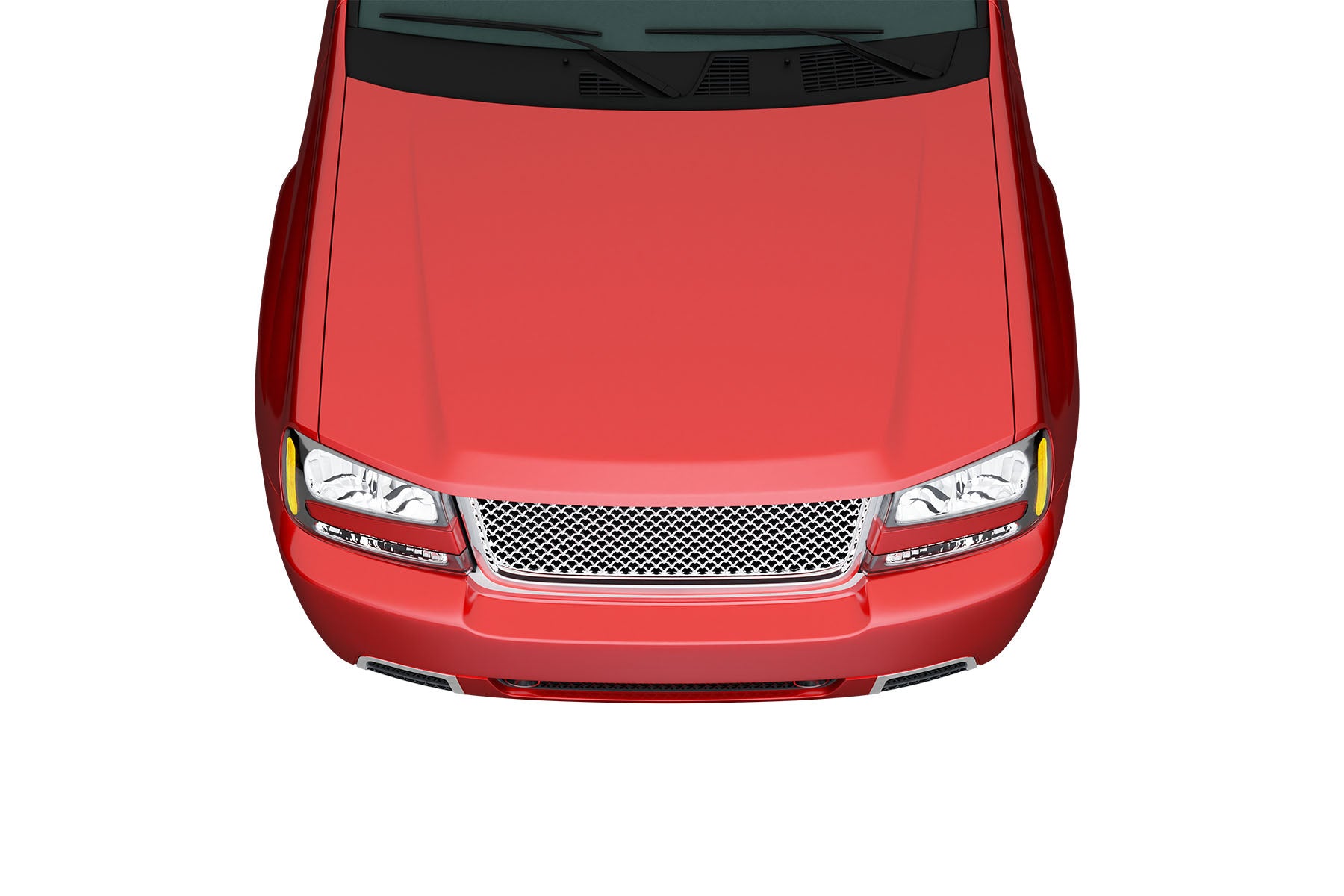 Premium ABS Chrome Sport Mesh Grille for Chevrolet Trailblazer 2006-2009 | Direct Fit & UV-Resistant