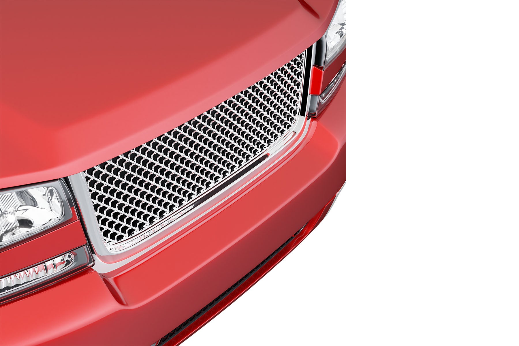 Premium ABS Chrome Sport Mesh Grille for Chevrolet Trailblazer 2006-2009 | Direct Fit & UV-Resistant
