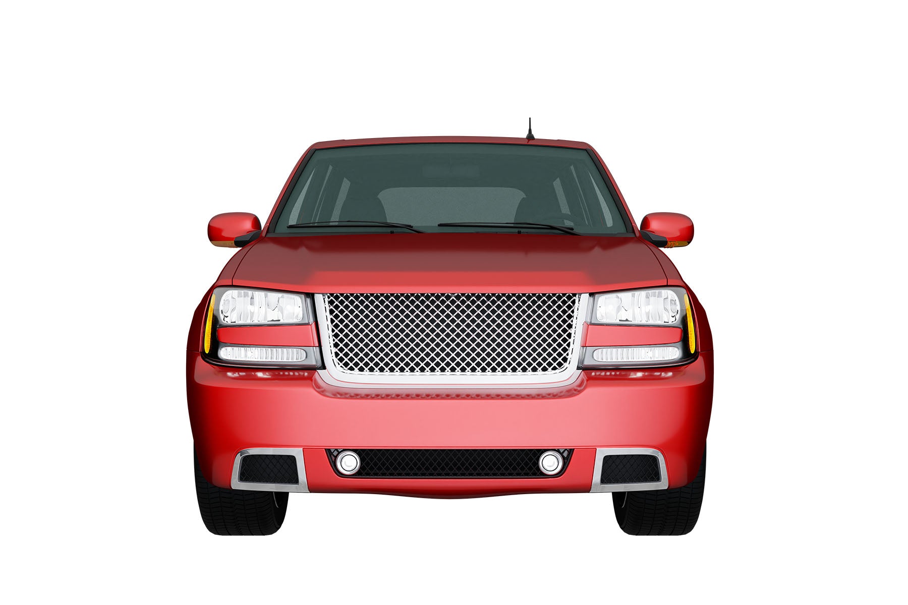 Premium ABS Chrome Sport Mesh Grille for Chevrolet Trailblazer 2006-2009 | Direct Fit & UV-Resistant