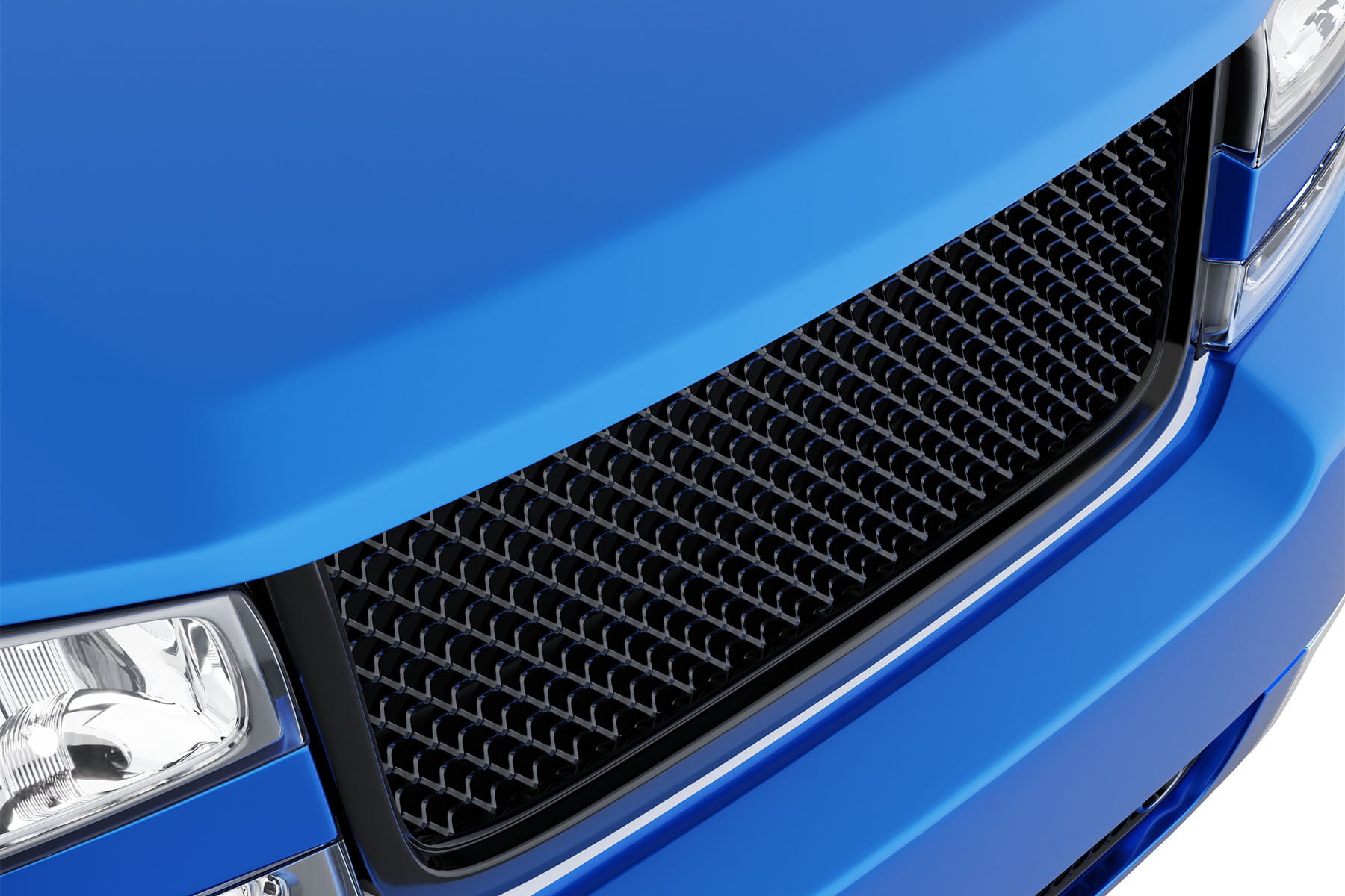 Premium ABS Gloss Black Sport Mesh Grille for Chevrolet Trailblazer 2006-2009 | Direct Fit & UV-Resistant