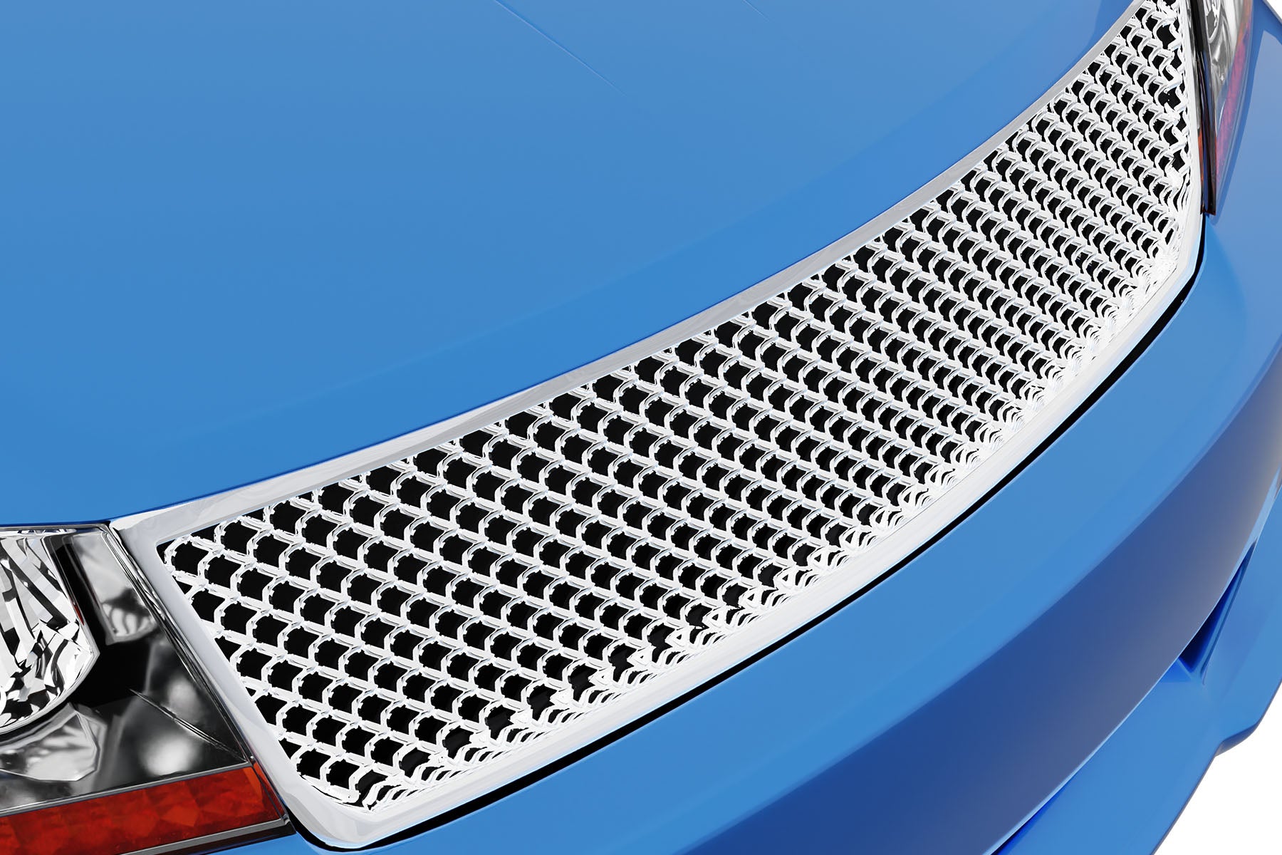 Premium ABS Chrome Sport Mesh Grille for 2008-2010 Dodge Avenger | Direct Fit & LED-Ready