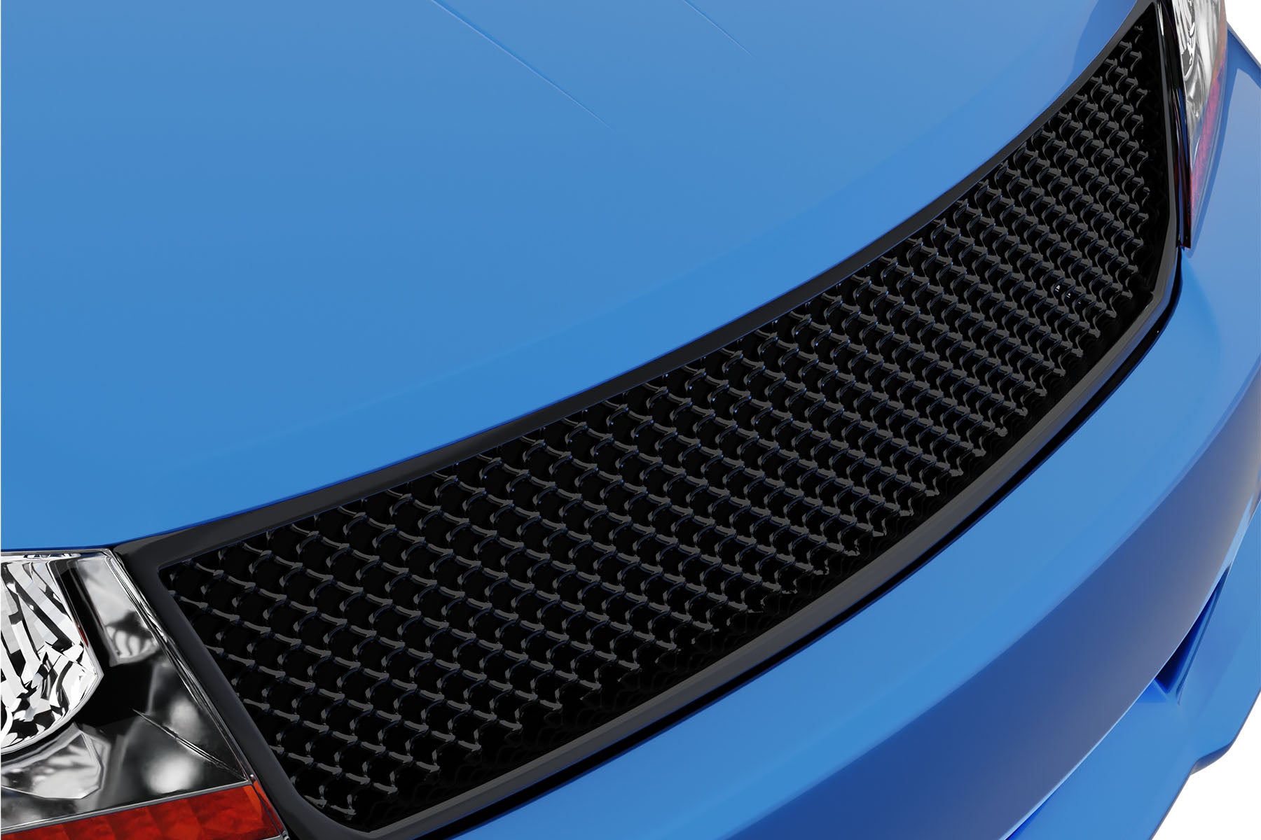 Premium ABS Gloss Black Sport Mesh Grille for Dodge Avenger 2008-2010 | Direct Fit & UV-Resistant