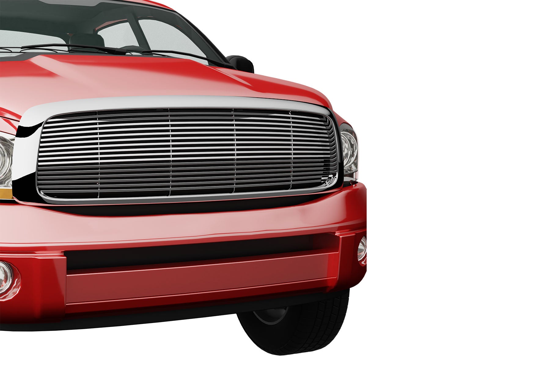 Premium ABS Chrome Horizontal Grille for Dodge Ram 2002-2005 | Direct Fit & UV-Resistant