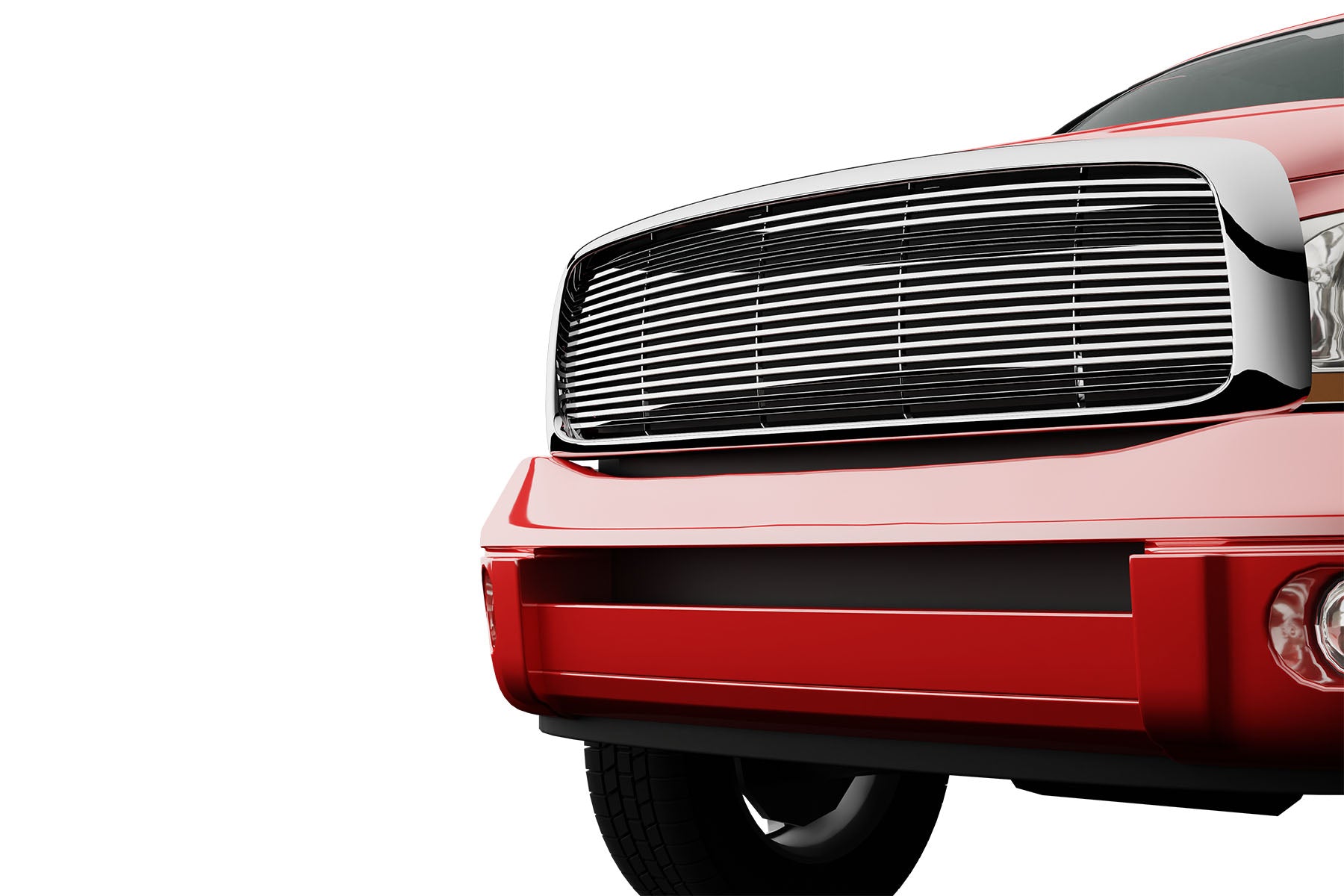 Premium ABS Chrome Horizontal Grille for Dodge Ram 2002-2005 | Direct Fit & UV-Resistant