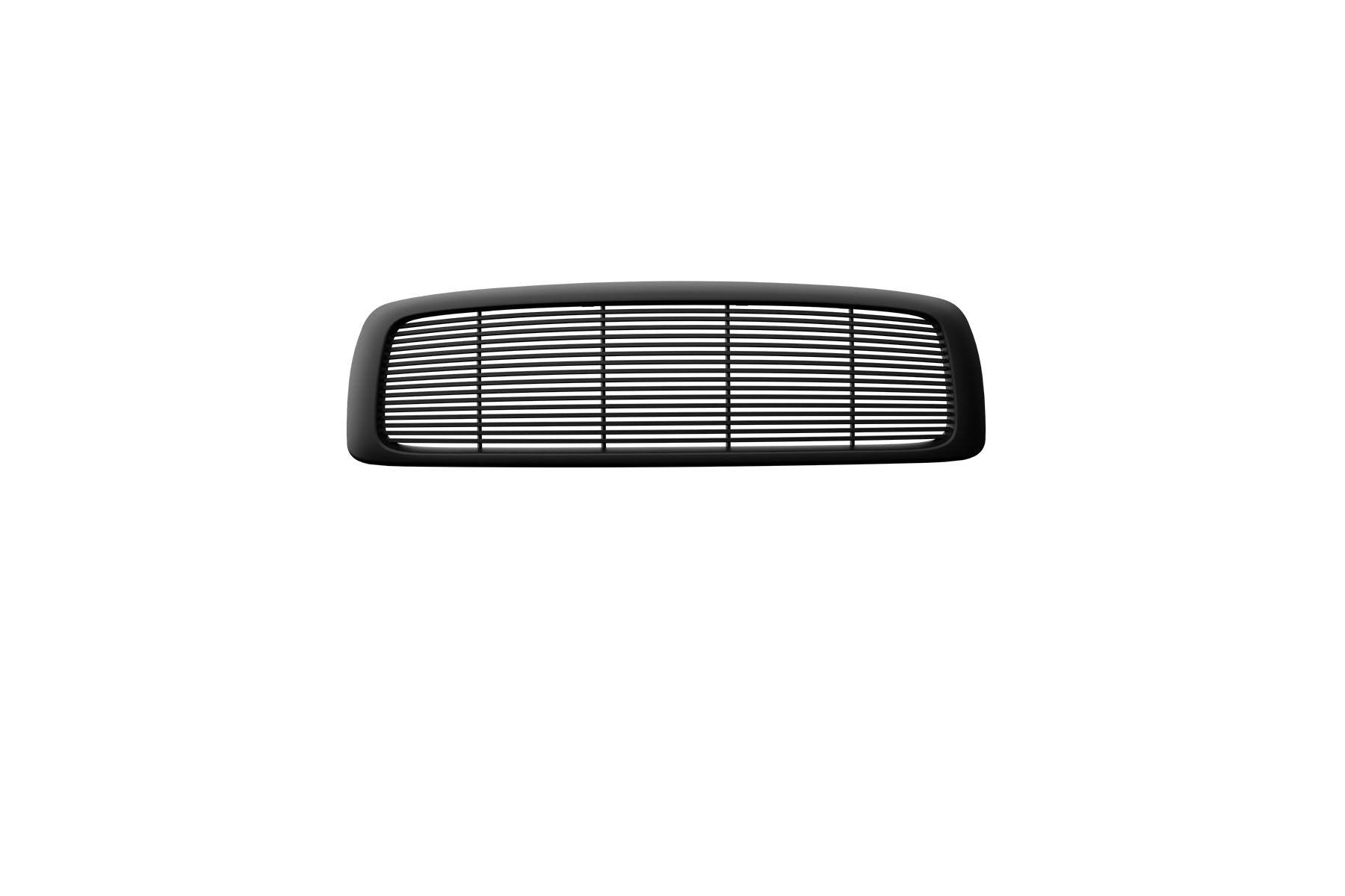 Premium ABS Matte Black Horizontal Grille for Dodge Ram 2002-2005 | Direct Fit & UV-Resistant