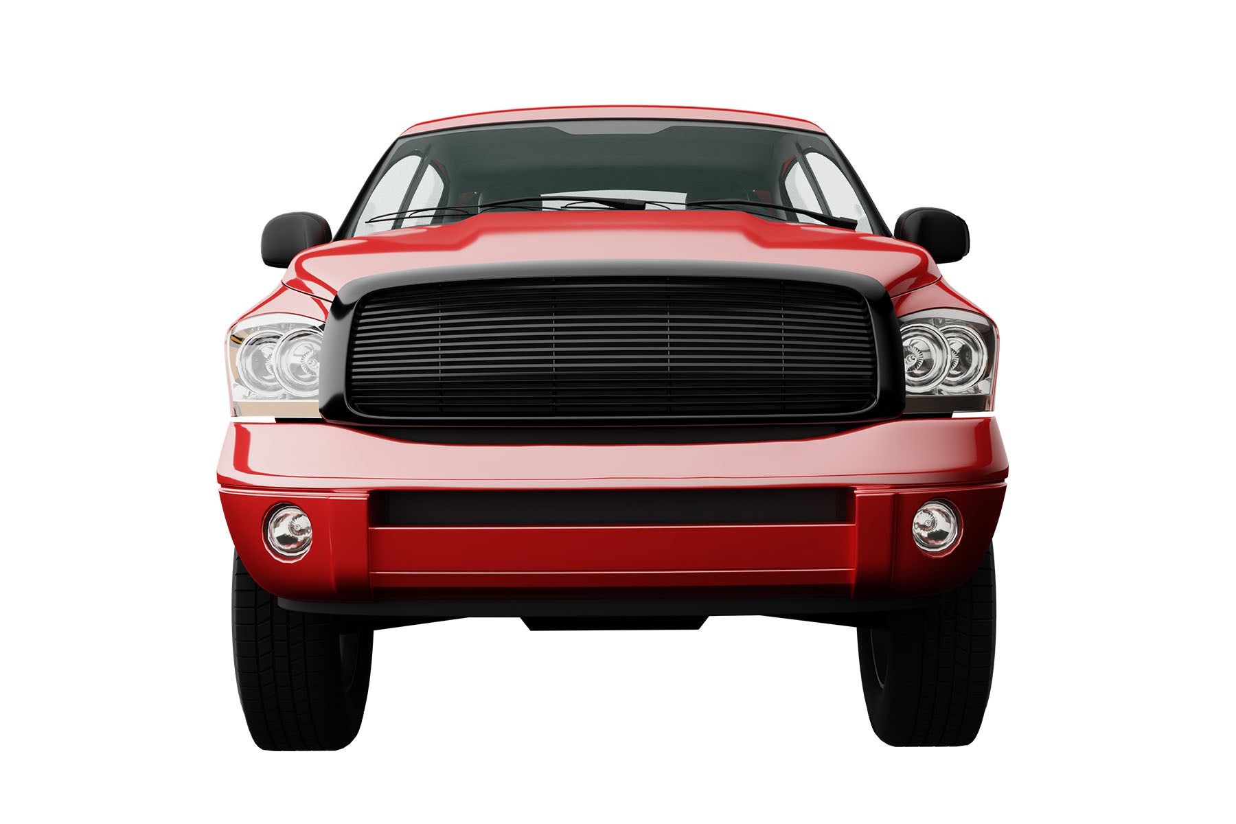 Premium ABS Gloss Black Horizontal Grille for Dodge Ram 2002-2005 | Direct Fit & UV-Resistant