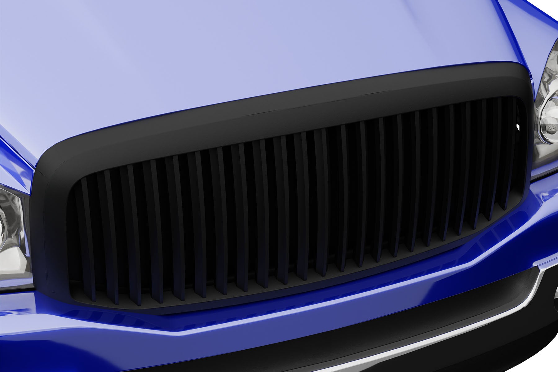 Premium ABS Matte Black Vertical Grille for Dodge Ram 2006-2009 | Direct Fit & UV-Resistant