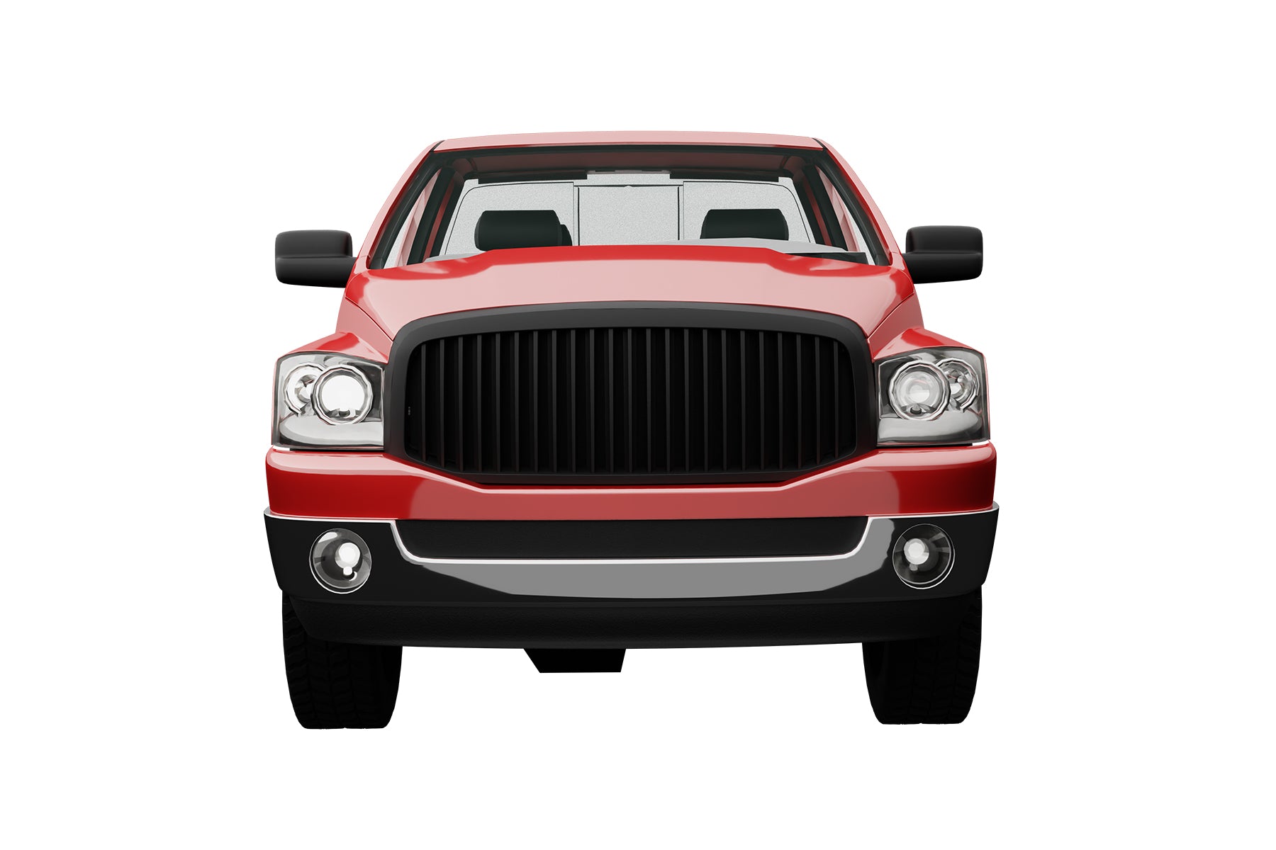 Premium ABS Gloss Black Vertical Grille for Ford F250/F350/F450/F550 Super Duty & Excursion 1999-2004 | Direct Fit & UV-Resistant
