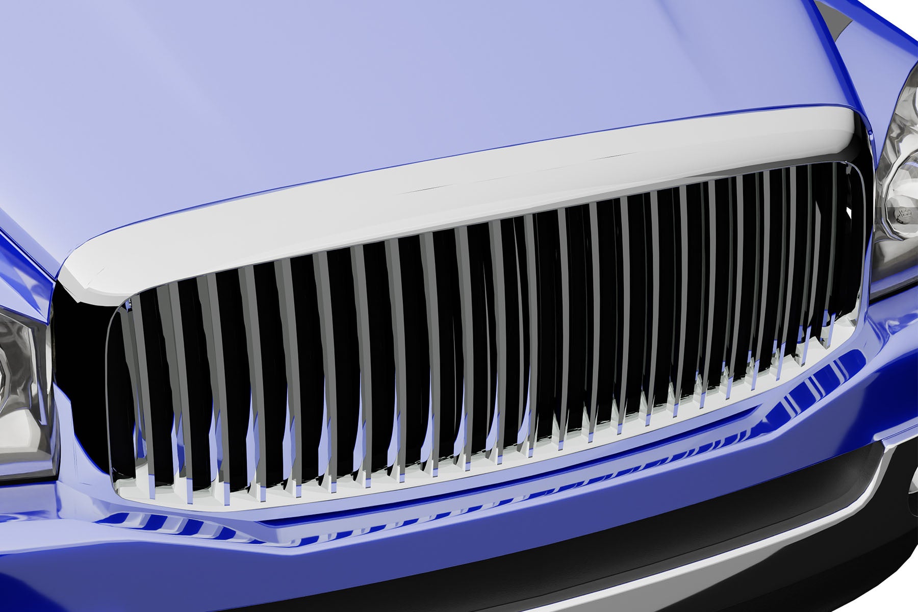 Premium ABS Chrome Vertical Front Grille for Dodge Ram 2006-2009 | Direct Fit & UV-Resistant