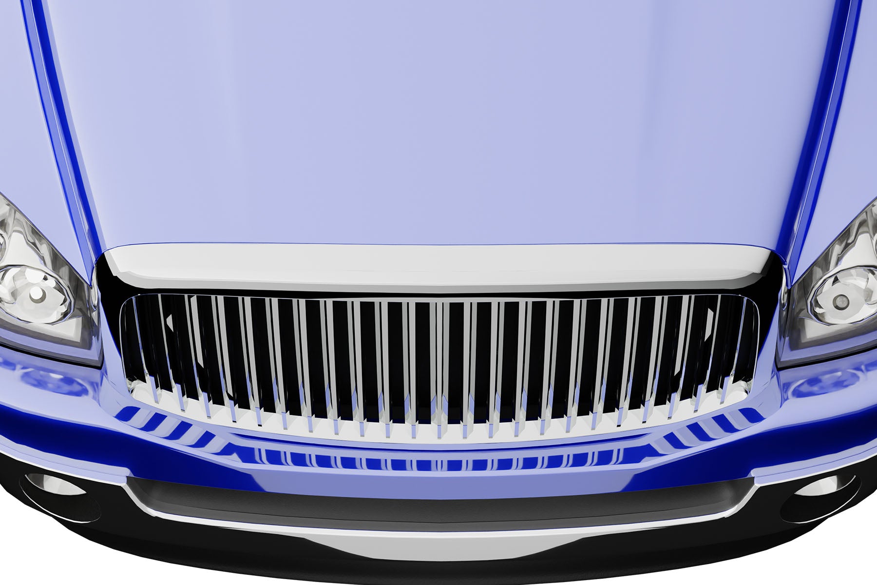 Premium ABS Chrome Vertical Front Grille for Dodge Ram 2006-2009 | Direct Fit & UV-Resistant