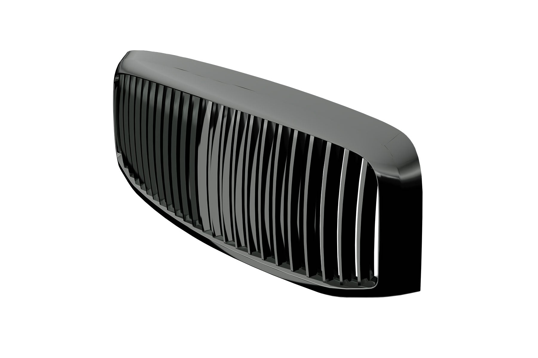 Premium ABS Gloss Black Vertical Grille for Dodge Ram 2006-2009 | Direct Fit & UV-Resistant
