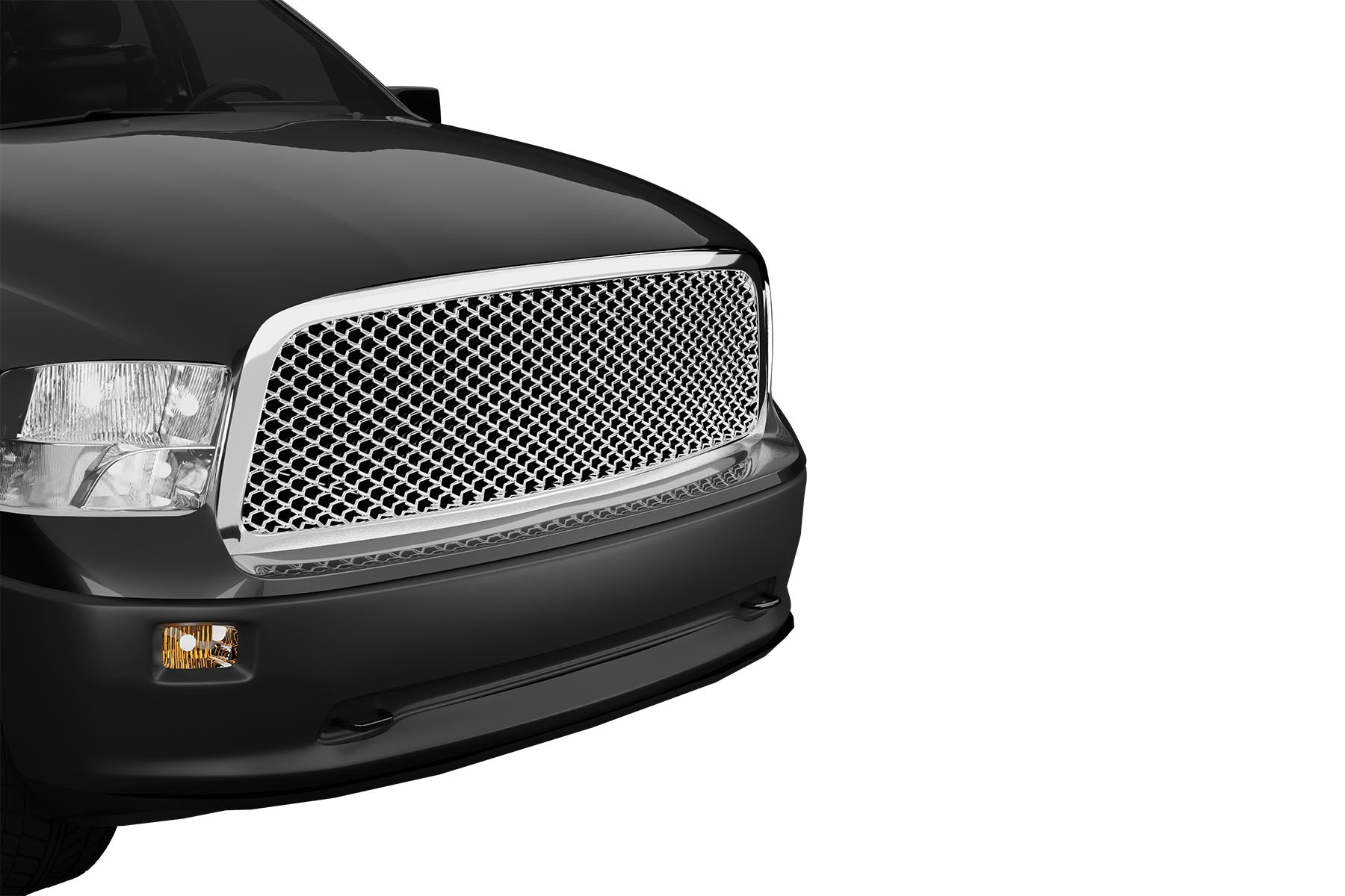 Premium ABS Chrome Sport Mesh Grille for 2009-2012 Dodge Ram 1500 | Direct Fit & UV-Resistant