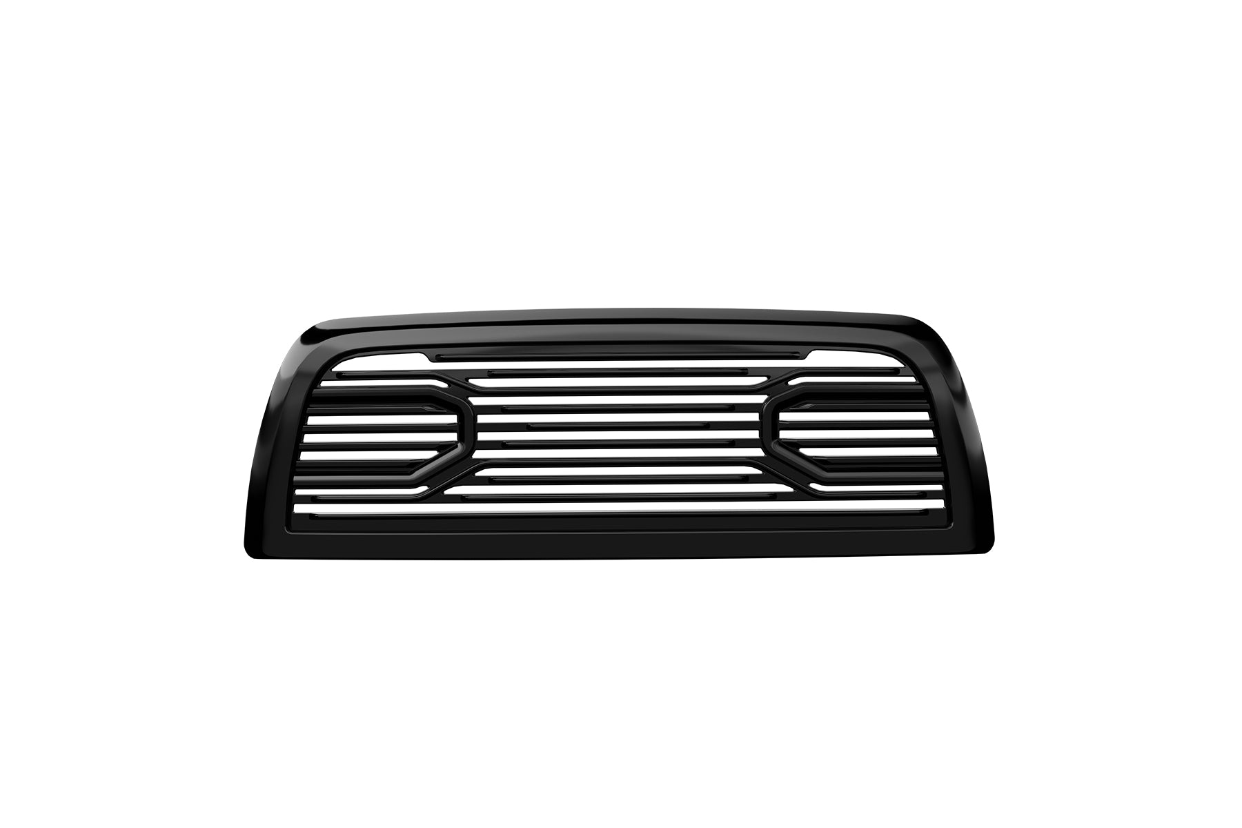 Premium ABS Gloss Black Big Horn Grille for Dodge Ram 2500/3500/4500/5500 2010-2018 | Direct Fit & UV-Resistant