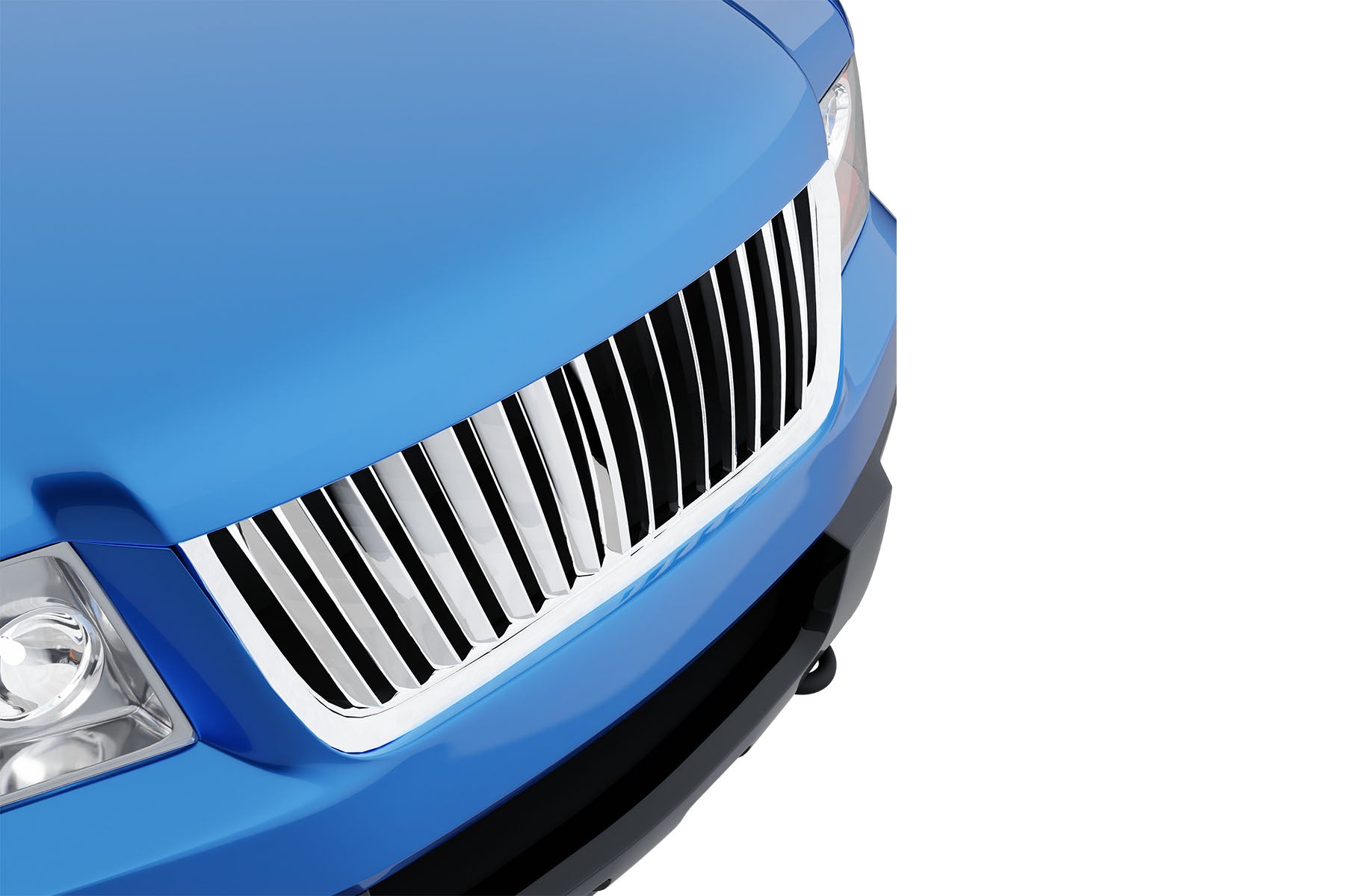 Premium ABS Chrome Vertical Front Hood Grille for Ford Expedition 2003-2006 | Direct Fit & UV-Resistant