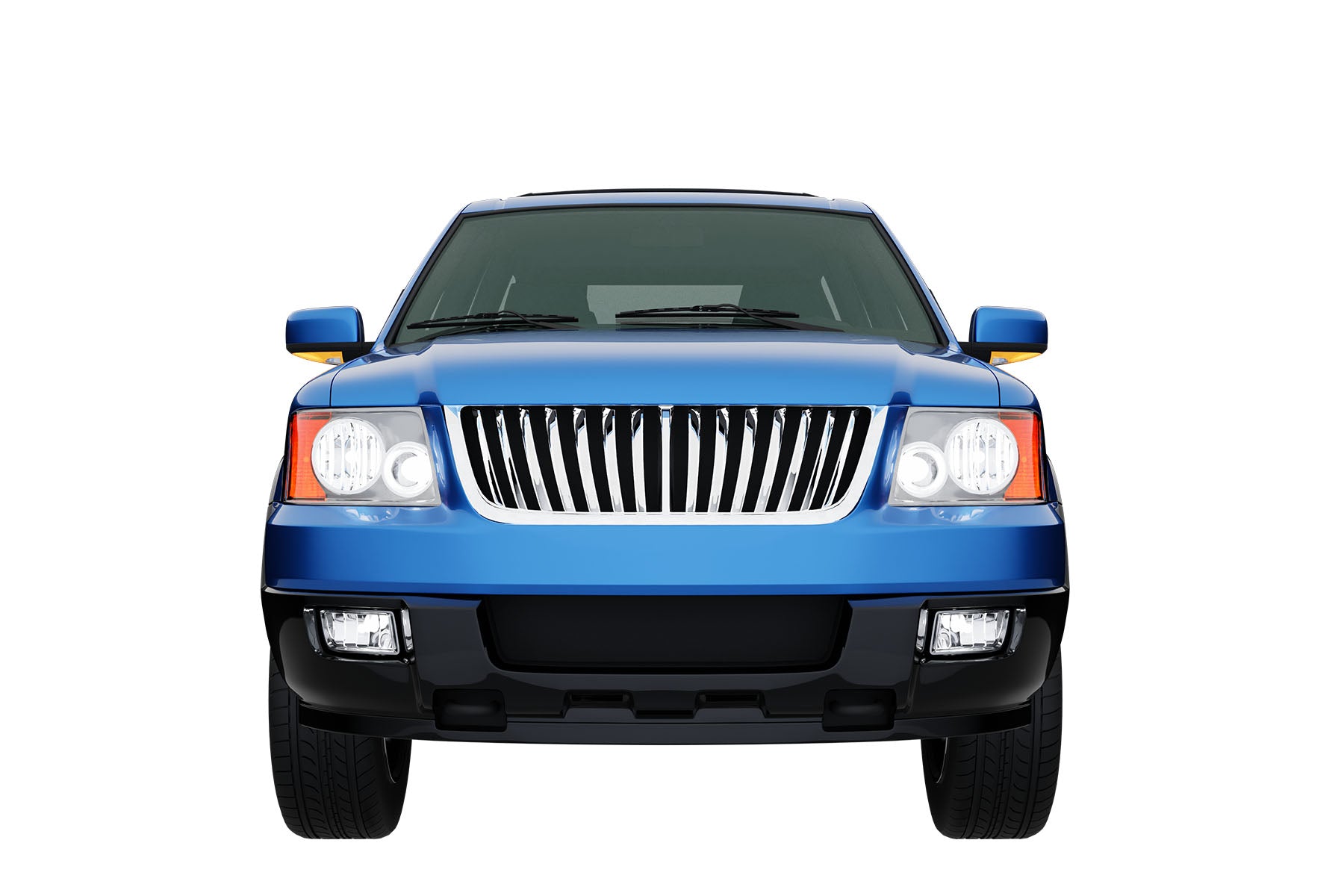 Premium ABS Chrome Vertical Front Hood Grille for Ford Expedition 2003-2006 | Direct Fit & UV-Resistant