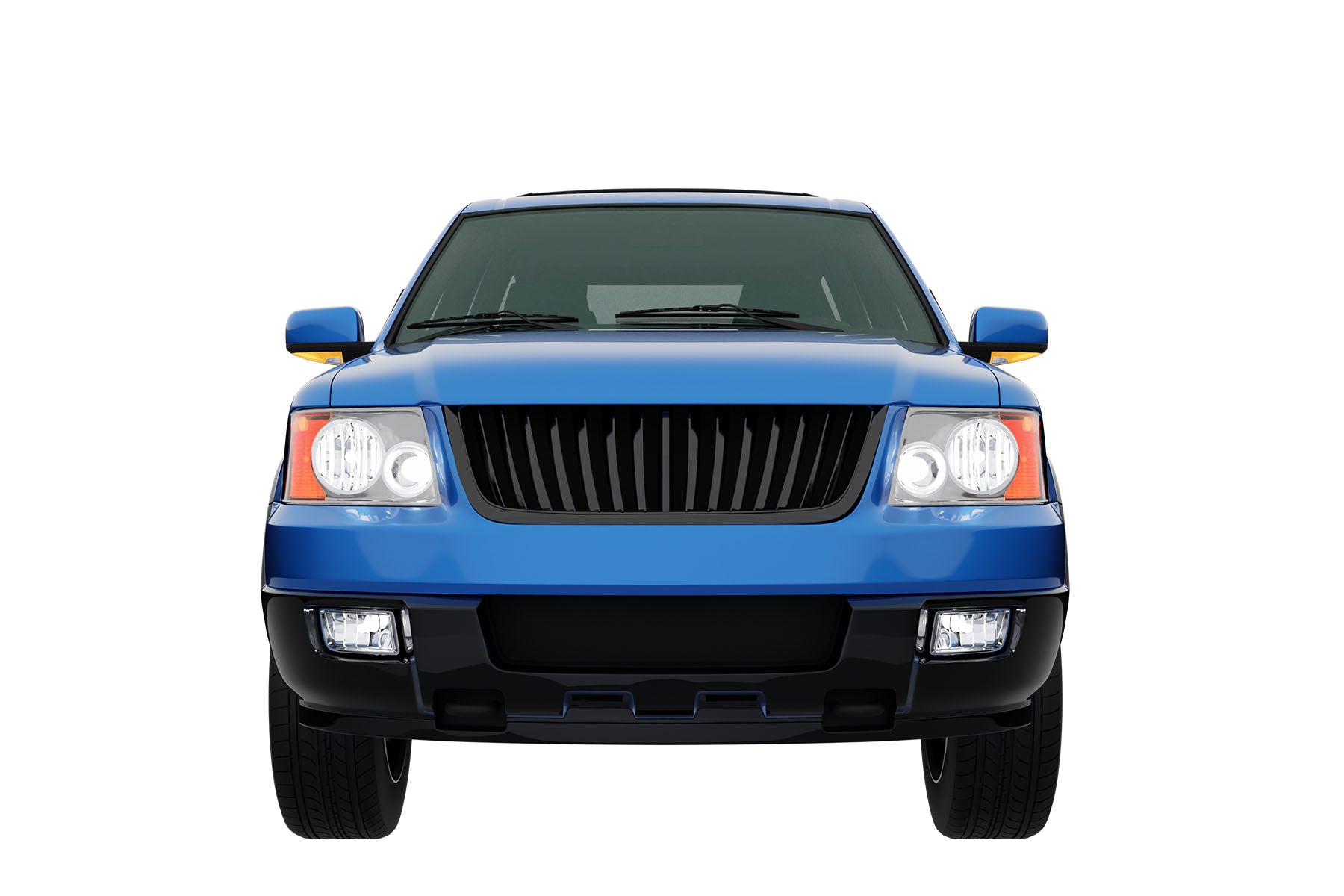 Premium ABS Gloss Black Vertical Grille for Ford Expedition 2003-2006 | Direct Fit & UV-Resistant