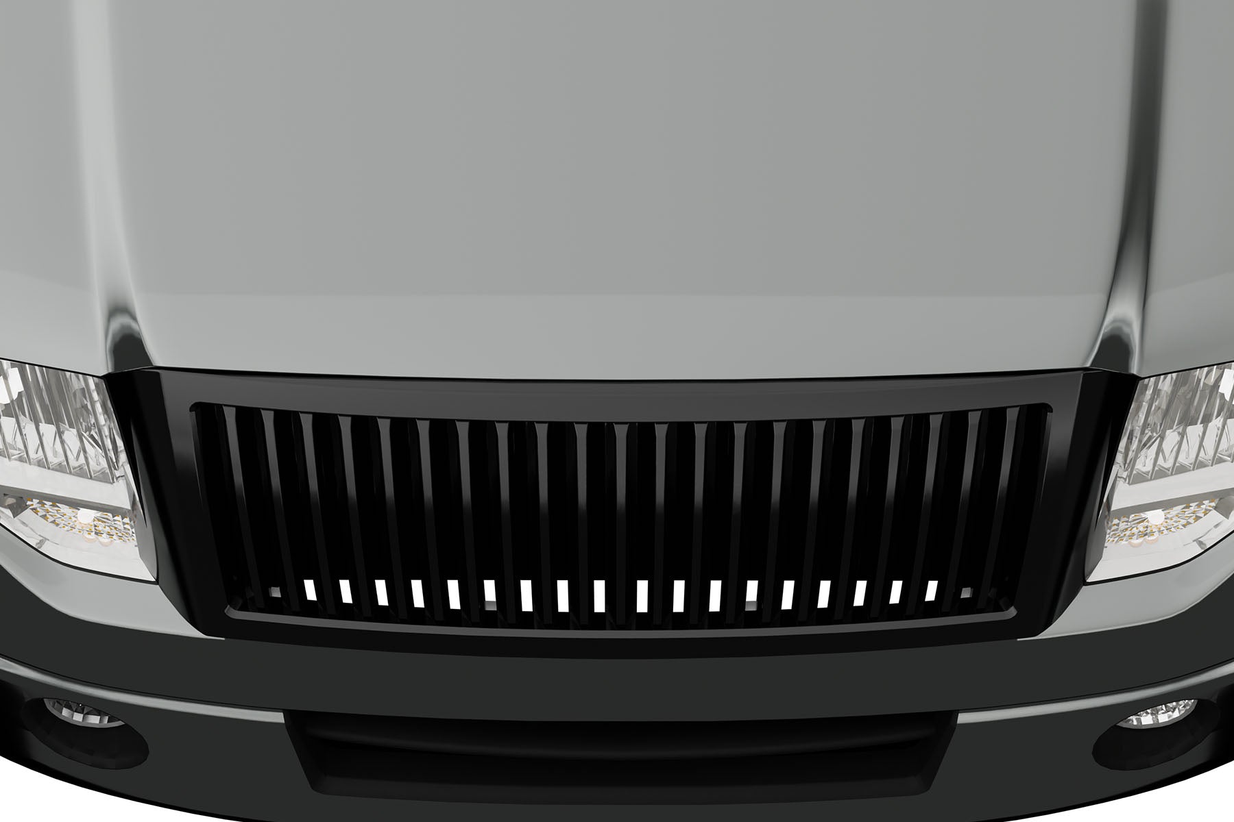 Premium ABS Gloss Black Vertical Grille for Ford Expedition 2007-2014 | Direct Fit & UV-Resistant