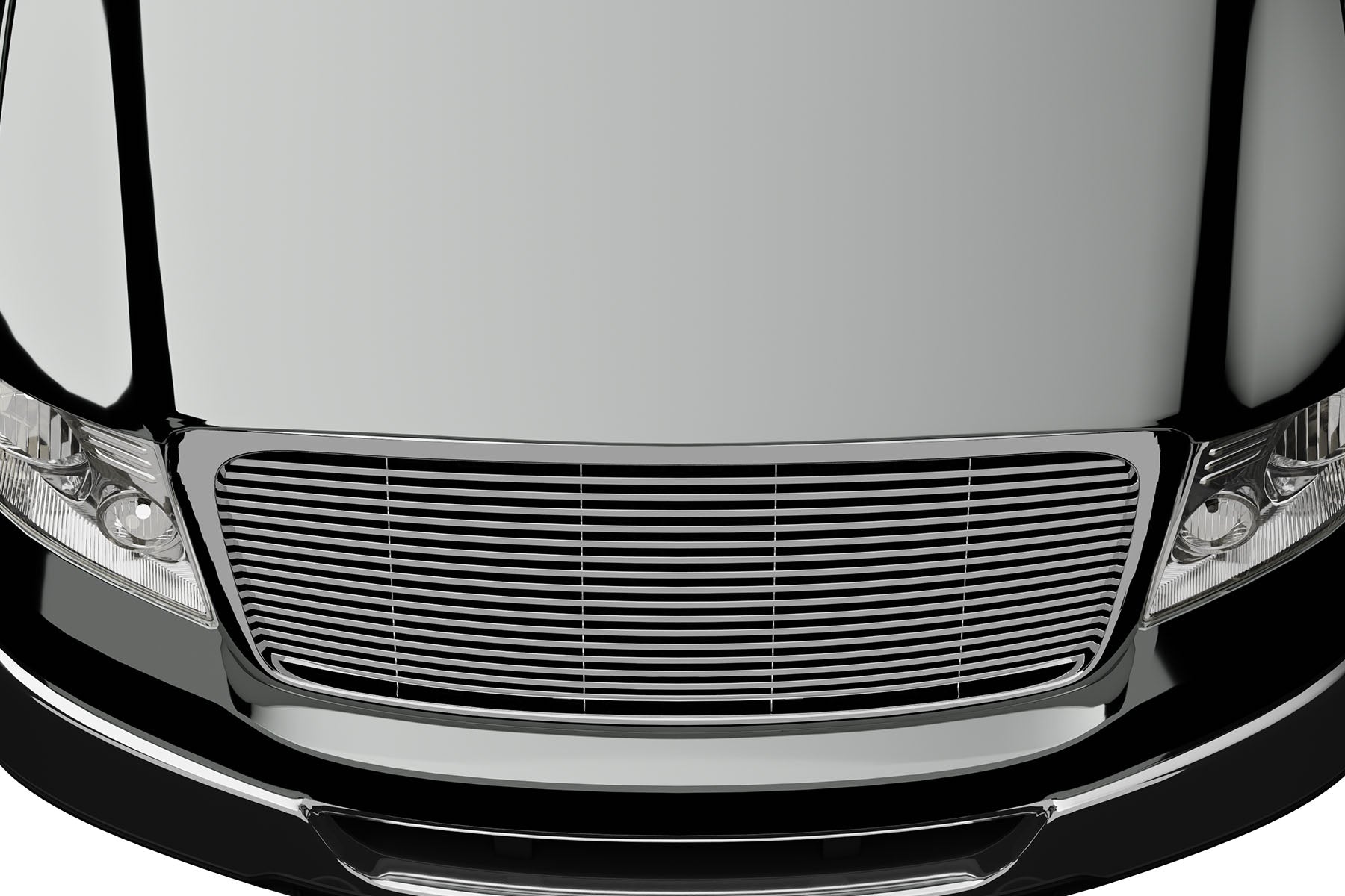 Premium ABS Chrome Horizontal Grille for Ford F-150 2004-2008 | Direct Fit & UV-Resistant