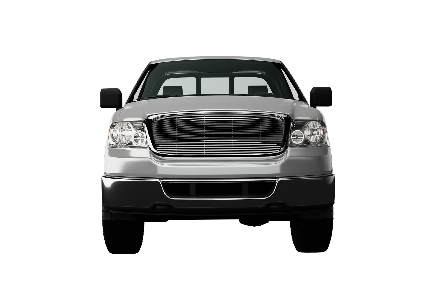 Premium ABS Chrome Horizontal Grille for Ford F-150 2004-2008 | Direct Fit & UV-Resistant