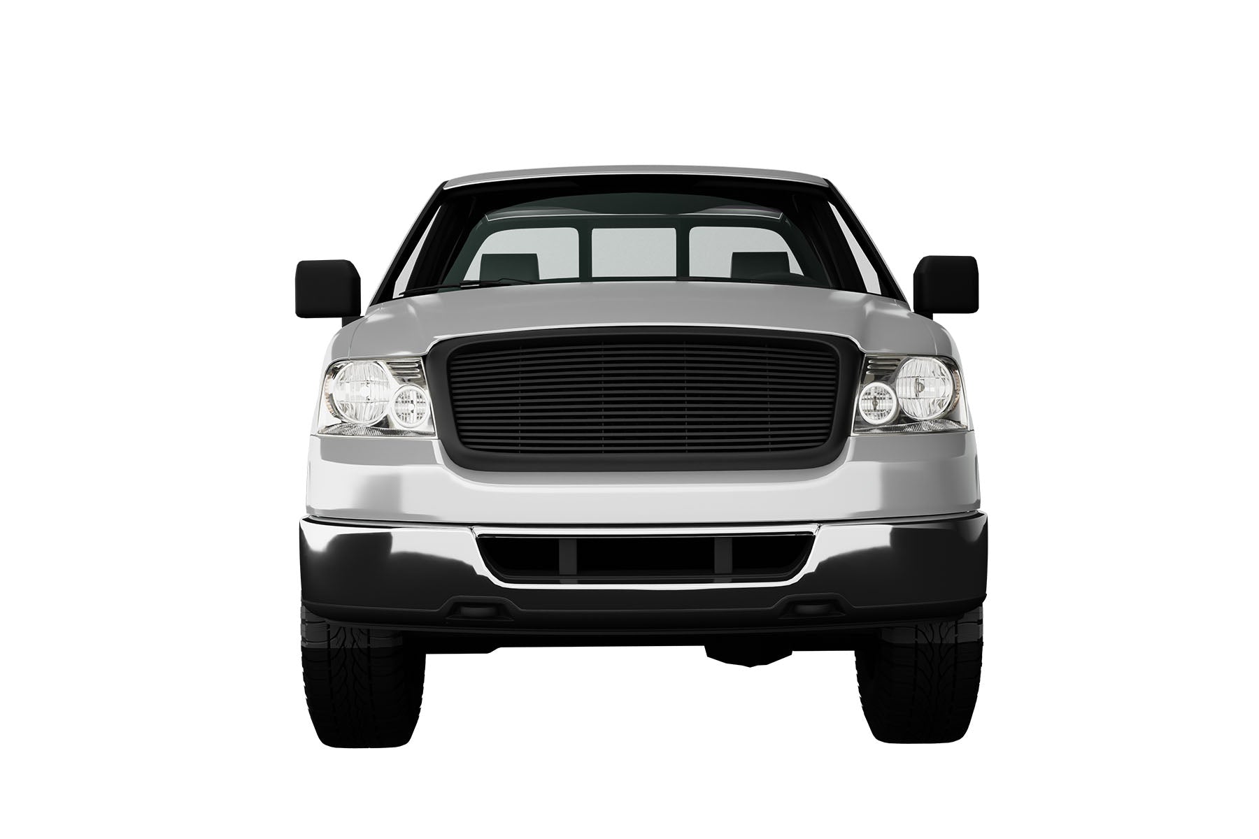 Premium ABS Matte Black Horizontal Grille for Ford F-150 2004-2008 | Direct Fit & UV-Resistant