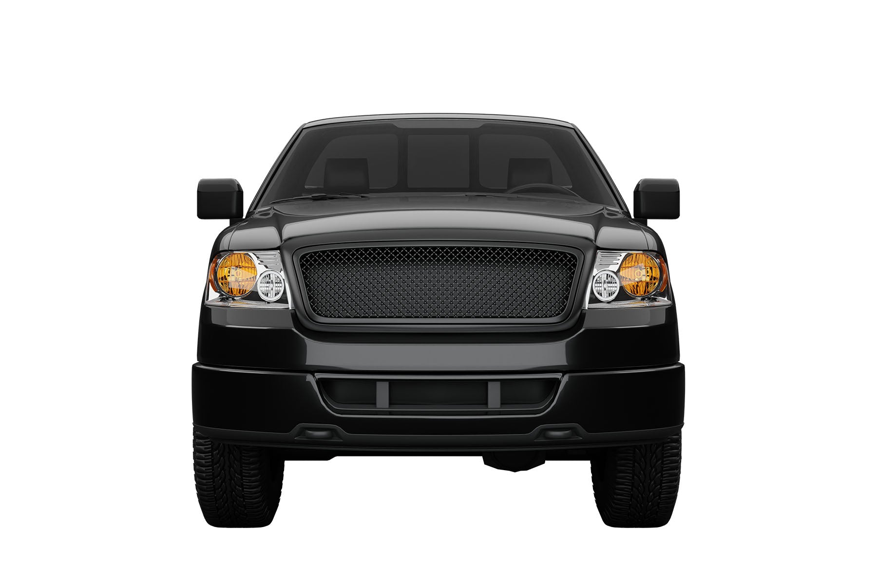 Premium ABS Matte Black Sport Mesh Grille for Ford F-150 2004-2008 | Direct Fit & UV-Resistant
