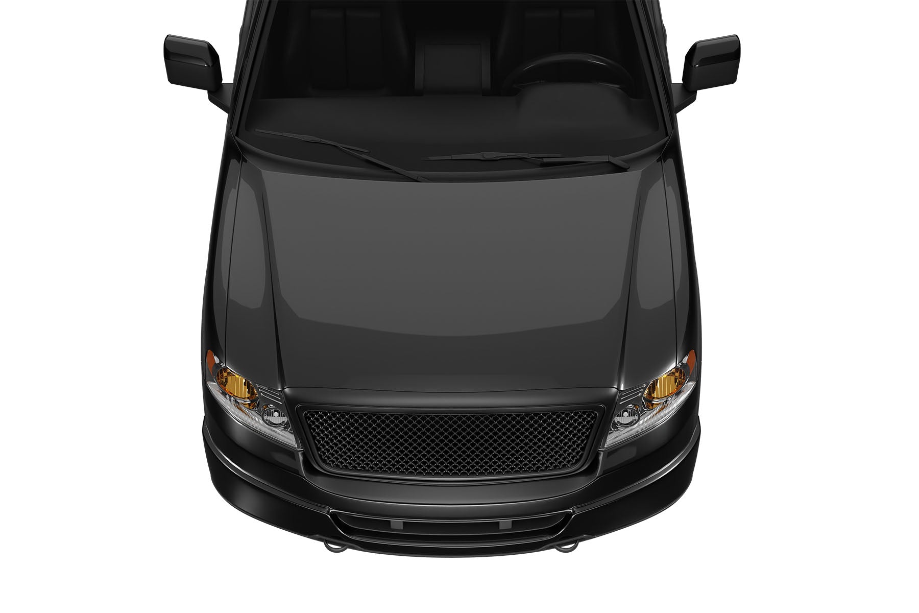 Premium ABS Matte Black Sport Mesh Grille for Ford F-150 2004-2008 | Direct Fit & UV-Resistant