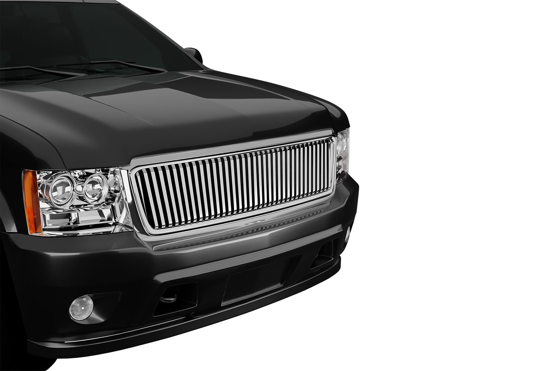 Premium ABS Chrome Vertical Front Grille for Ford F-150 2004-2008 | Direct Fit & UV-Resistant