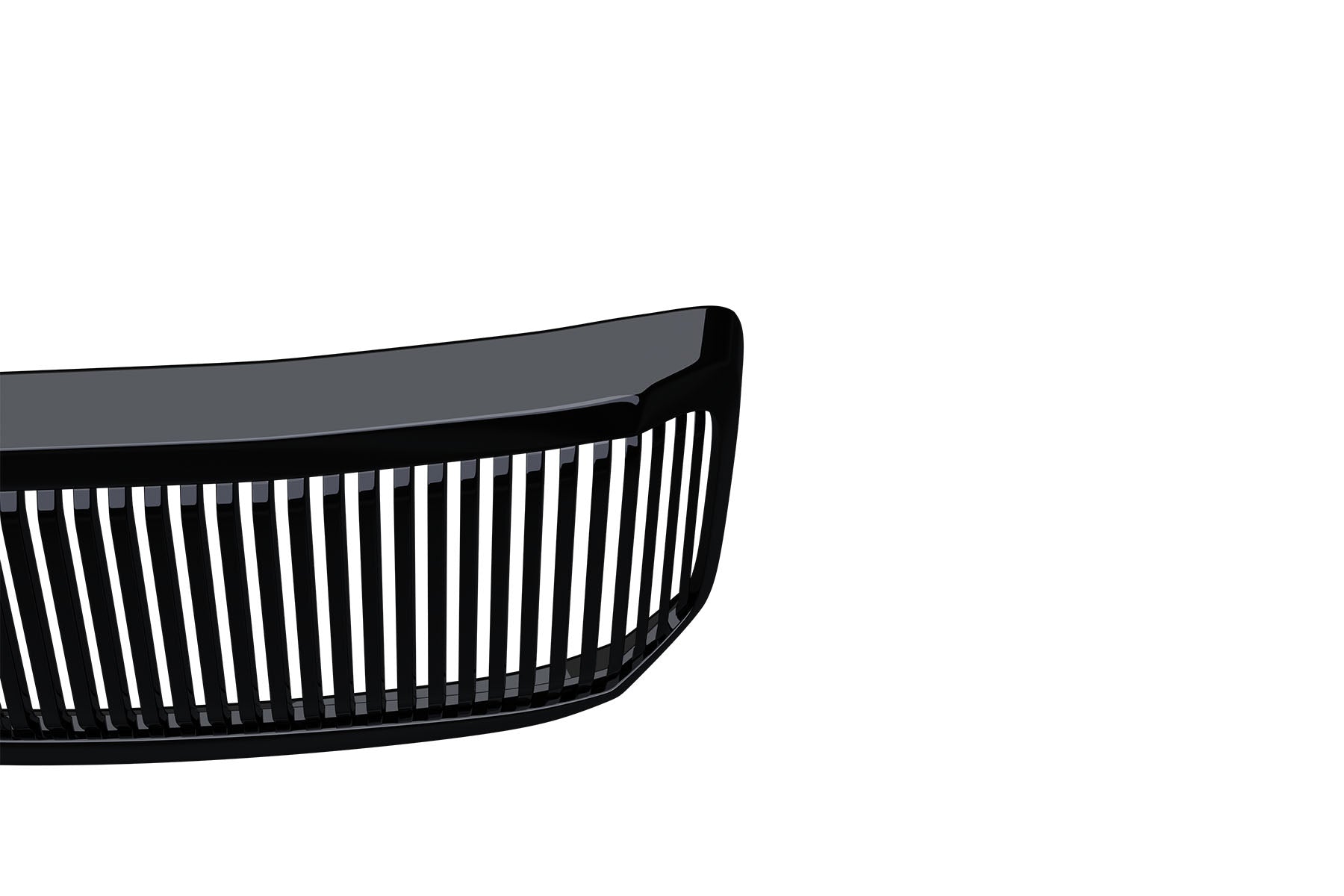 Premium ABS Gloss Black Vertical Front Hood Bumper Grille for 2005-2007 Ford F250/F350 Super Duty | Direct Fit & UV-Resistant
