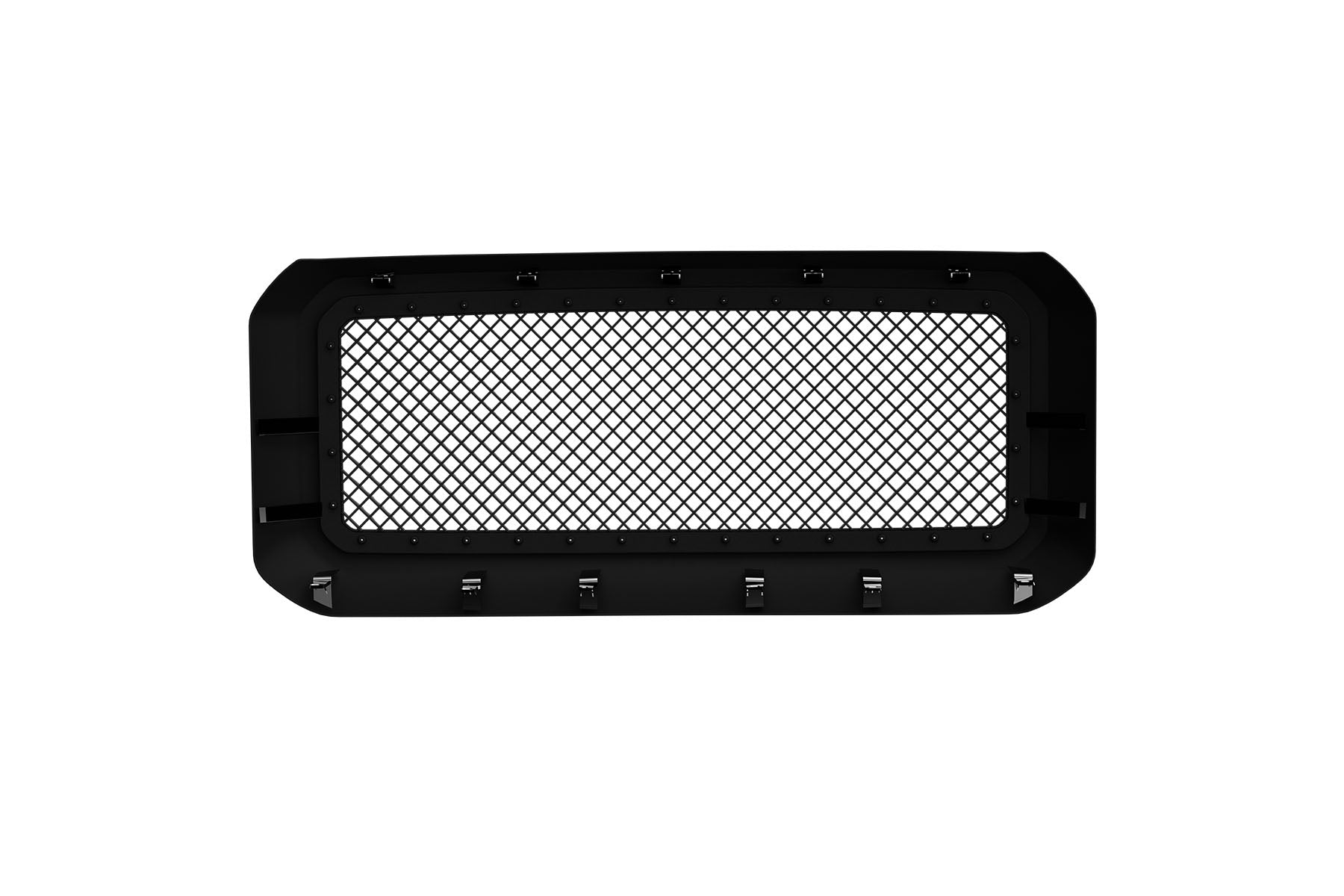 Premium ABS Glossy Black Rivet Bolt Mesh Grille for Ford F250/F350 Super Duty 2011-2016 | Direct Fit & UV-Resistant