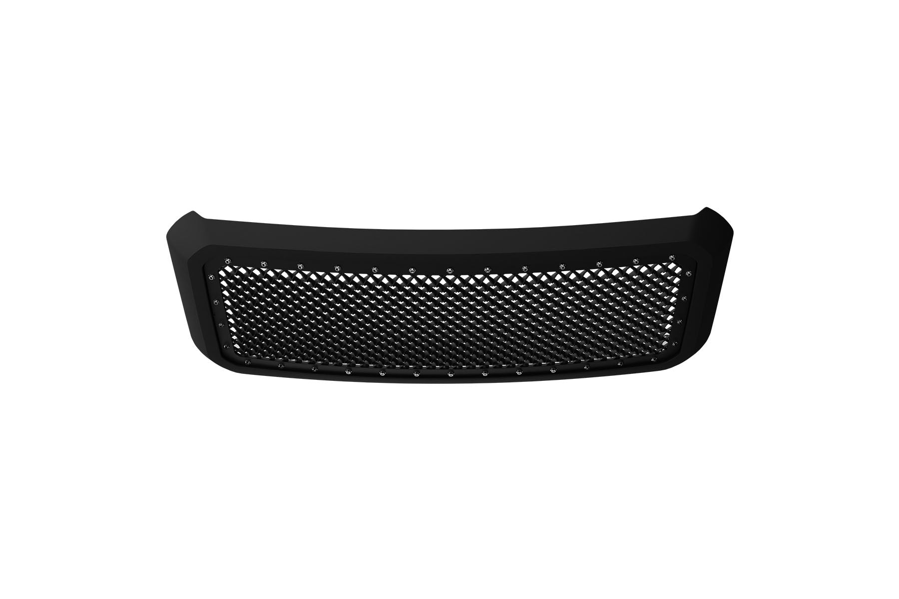 Premium ABS Glossy Black Rivet Bolt Mesh Grille for Ford F250/F350 Super Duty 2011-2016 | Direct Fit & UV-Resistant