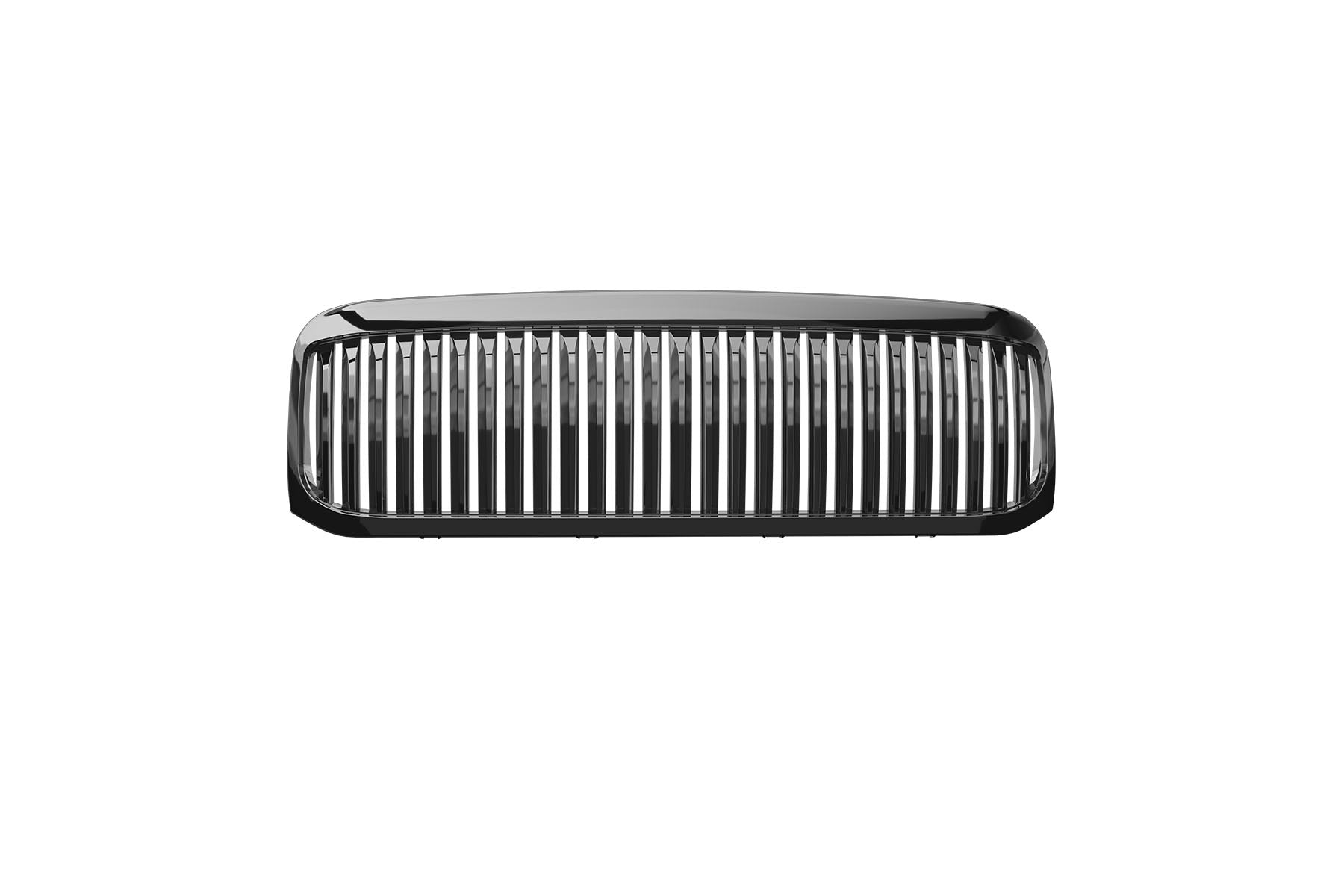 Premium ABS Chrome Vertical Front Hood Bumper Grille for Ford F-250 Super Duty / Excursion 1999-2004 | Direct Fit & UV-Resistant