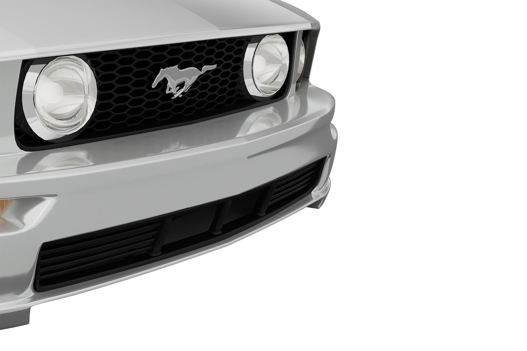 Premium ABS Matte Black Sport Mesh Grille for Ford Mustang 2005-2009 | Direct Fit & UV-Resistant
