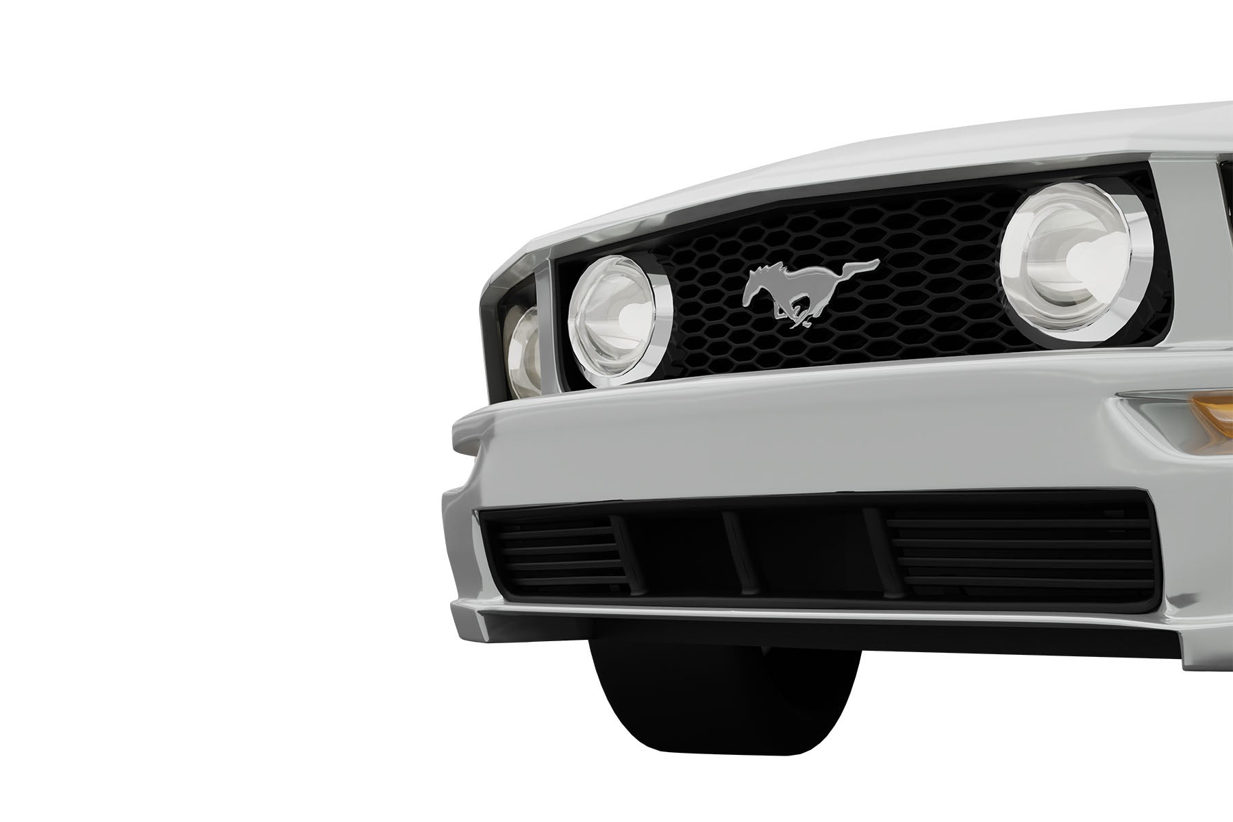 Premium ABS Matte Black Sport Mesh Grille for Ford Mustang 2005-2009 | Direct Fit & UV-Resistant