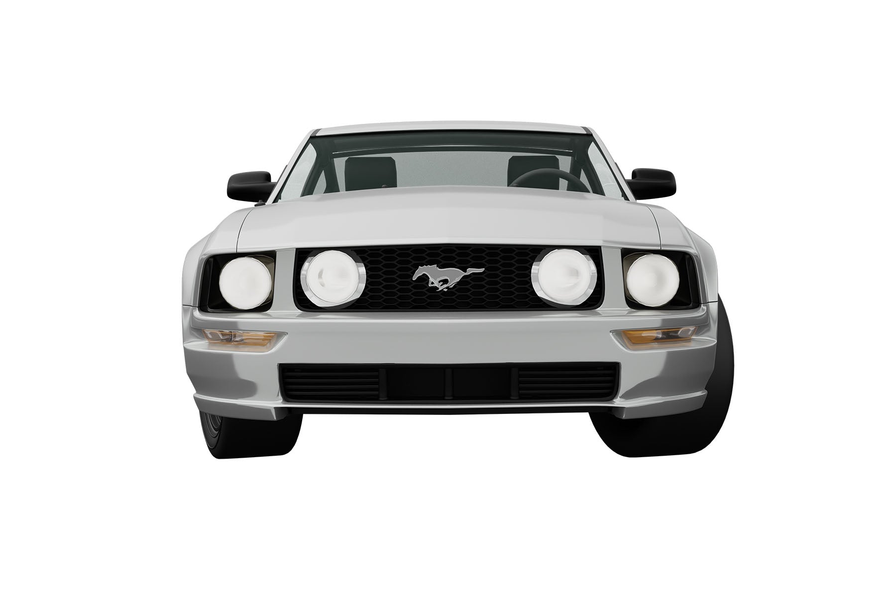 Premium ABS Matte Black Sport Mesh Grille for Ford Mustang 2005-2009 | Direct Fit & UV-Resistant